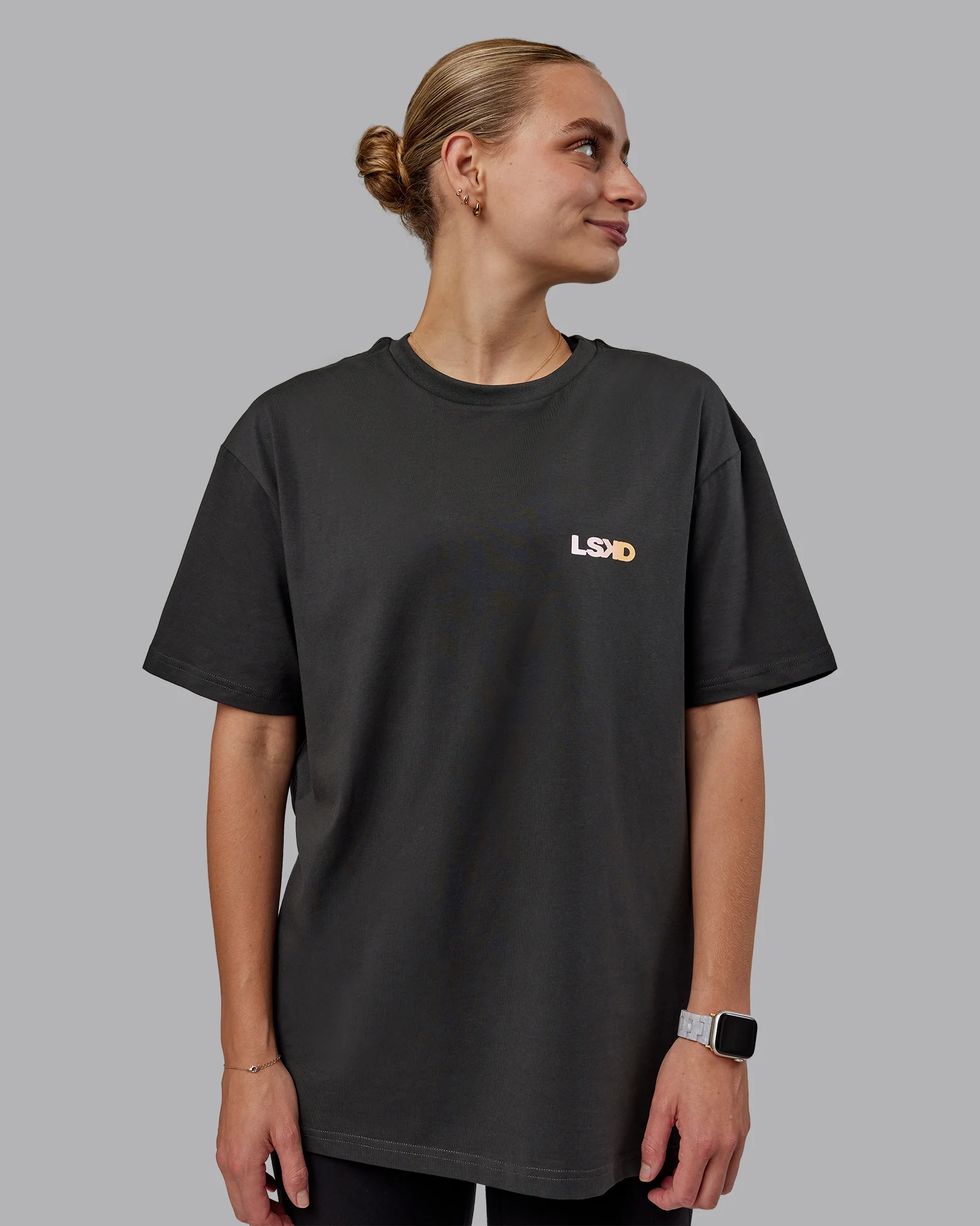 E.T.J FLXCotton Tee Oversize - Pirate Black-Pop Pink 7 E.T.J FLXCotton Tee Oversize - Pirate Black-Pop Pink