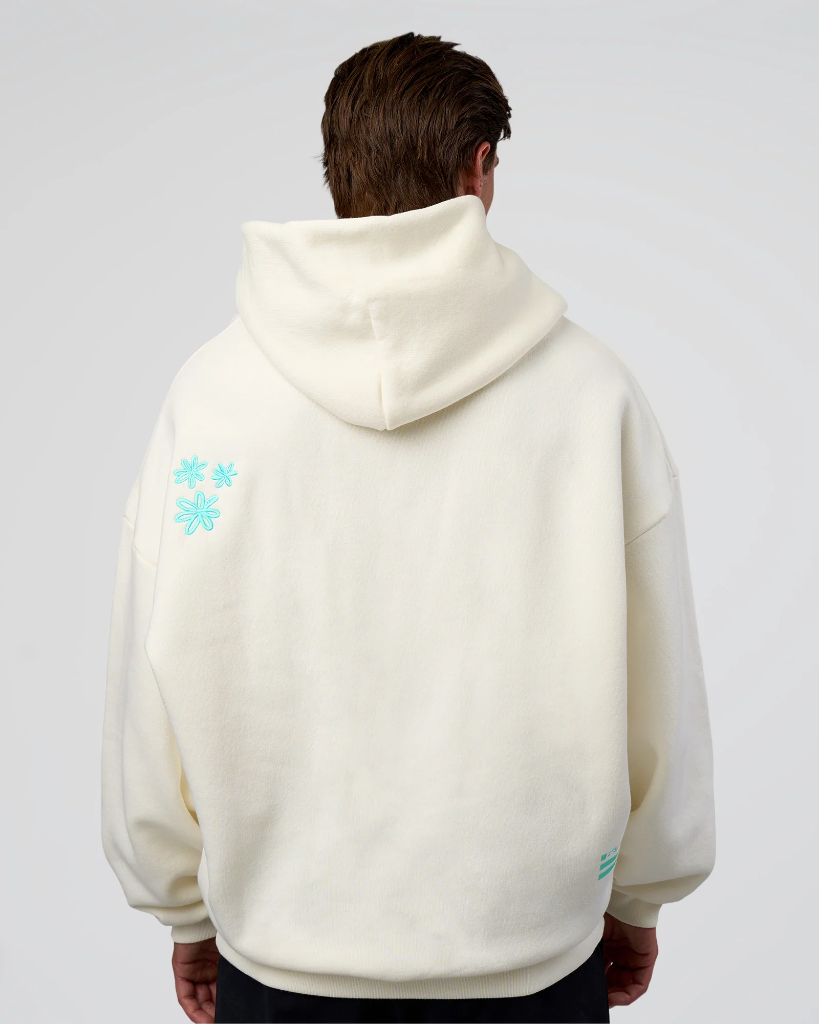 Sticker Unisex Ultra Heavyweight Oversized Hoodie - Off White-Jelly Mint 10 Sticker Unisex Ultra Heavyweight Oversized Hoodie - Off White-Jelly Mint