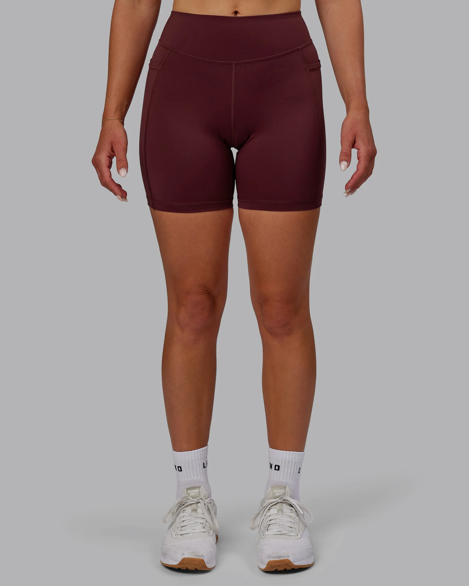 Elite High-Rise 6" Short Pockets - Dark Cherry 10 Elite High-Rise 6" Short Pockets - Dark Cherry