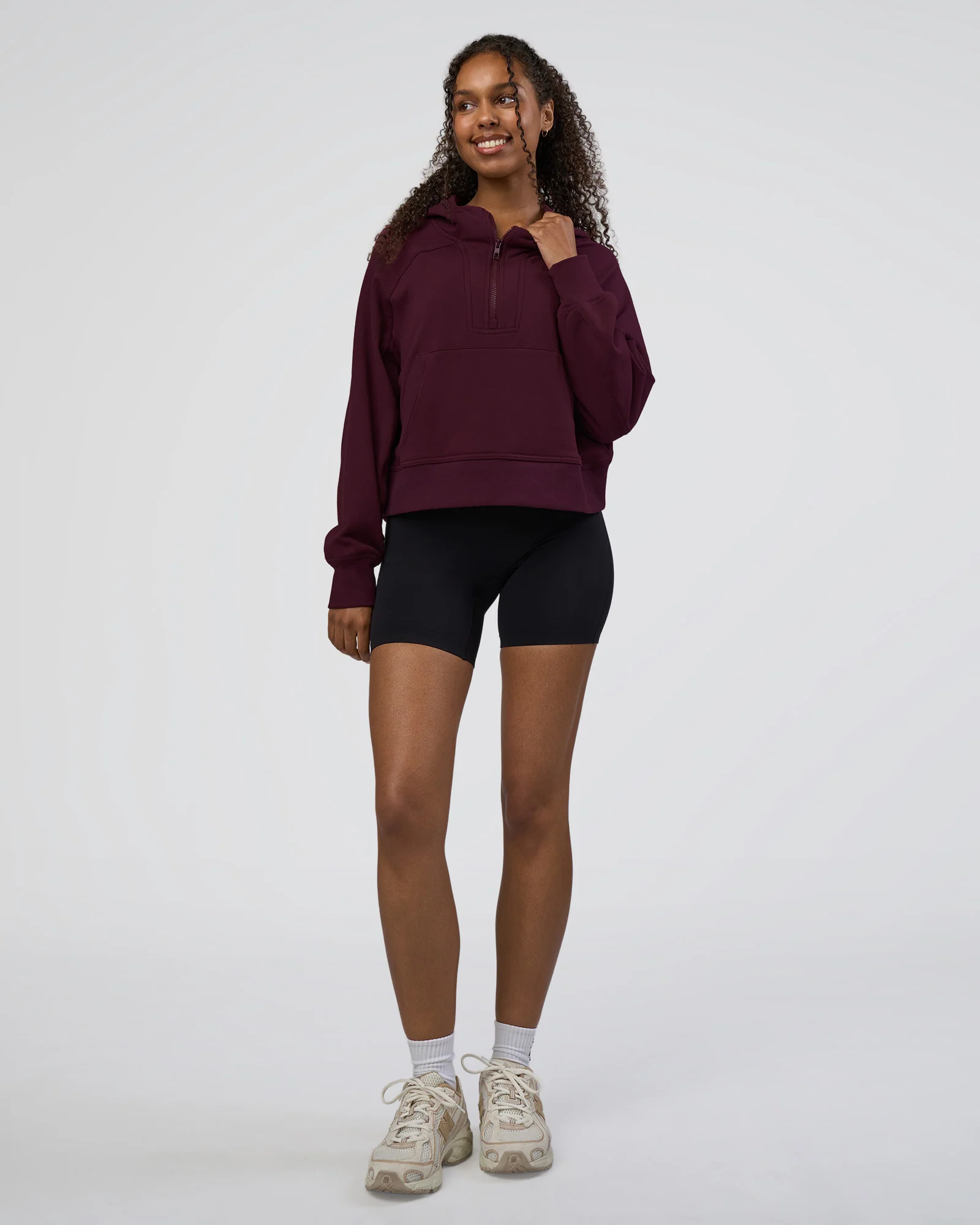 Pursue Mid-Weight Hoodie - Cherry Lacquer