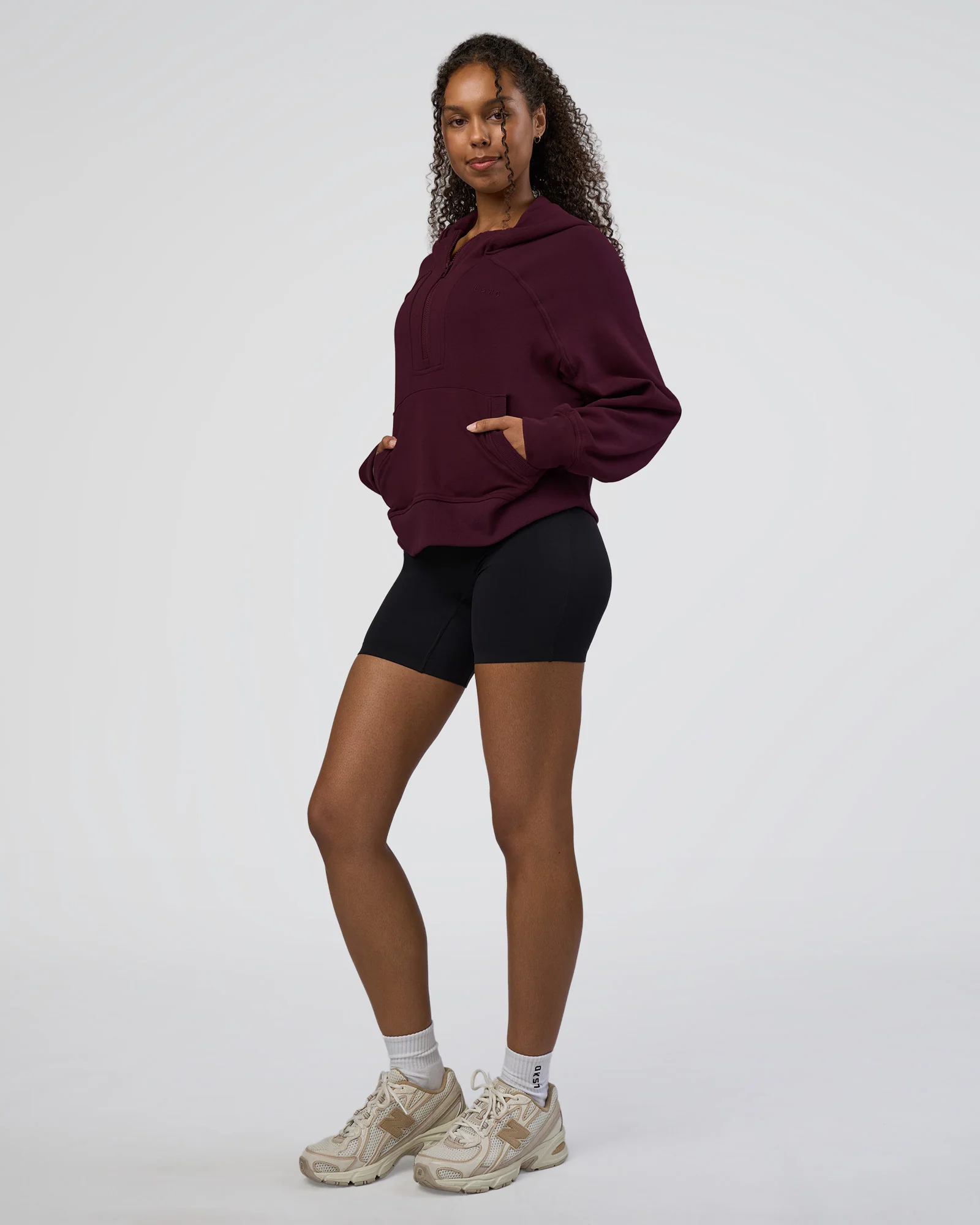 Pursue Mid-Weight Hoodie - Cherry Lacquer