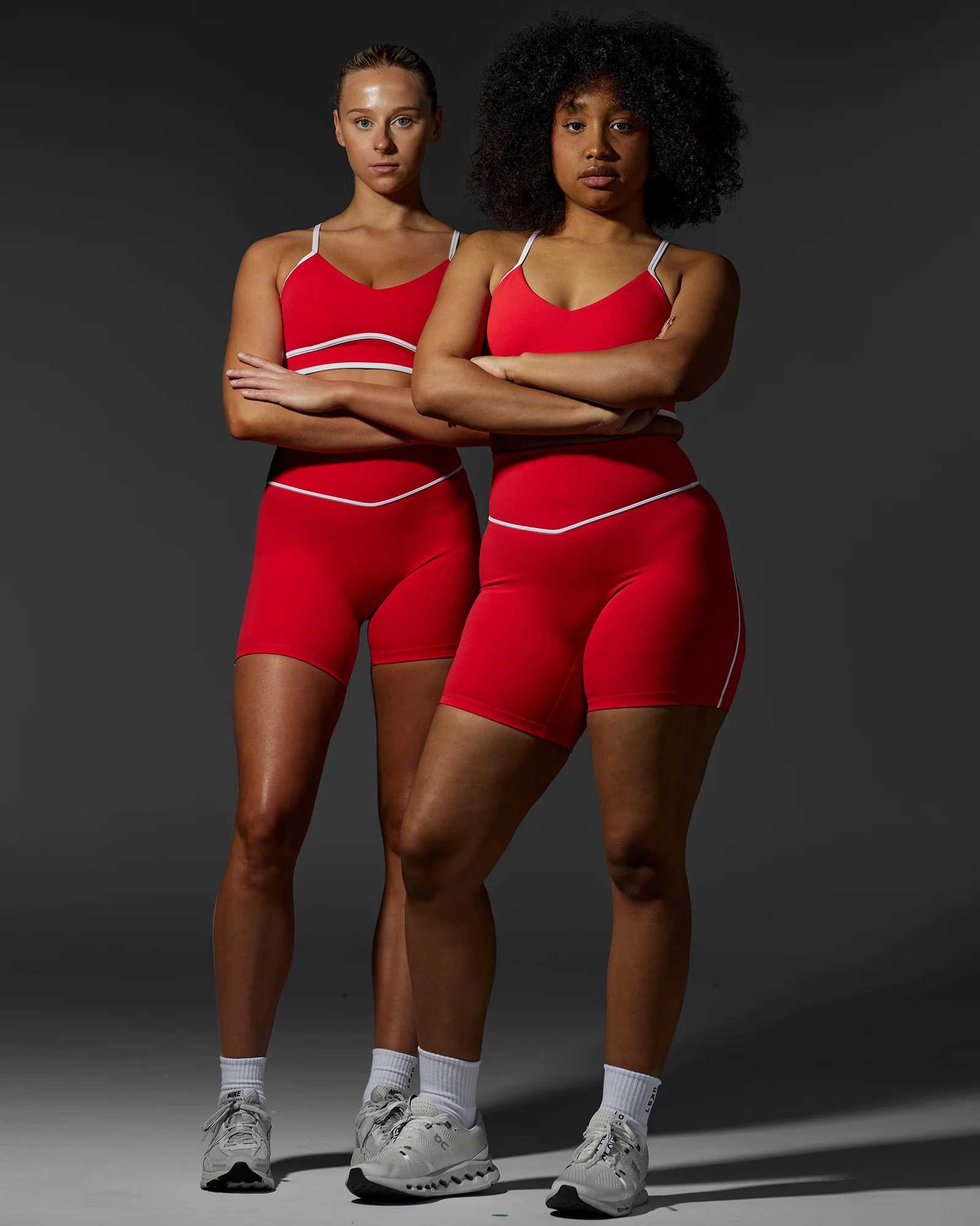 Contrast Ultra High-Rise 6" Short - Scarlet-White 6 Contrast Ultra High-Rise 6" Short - Scarlet-White