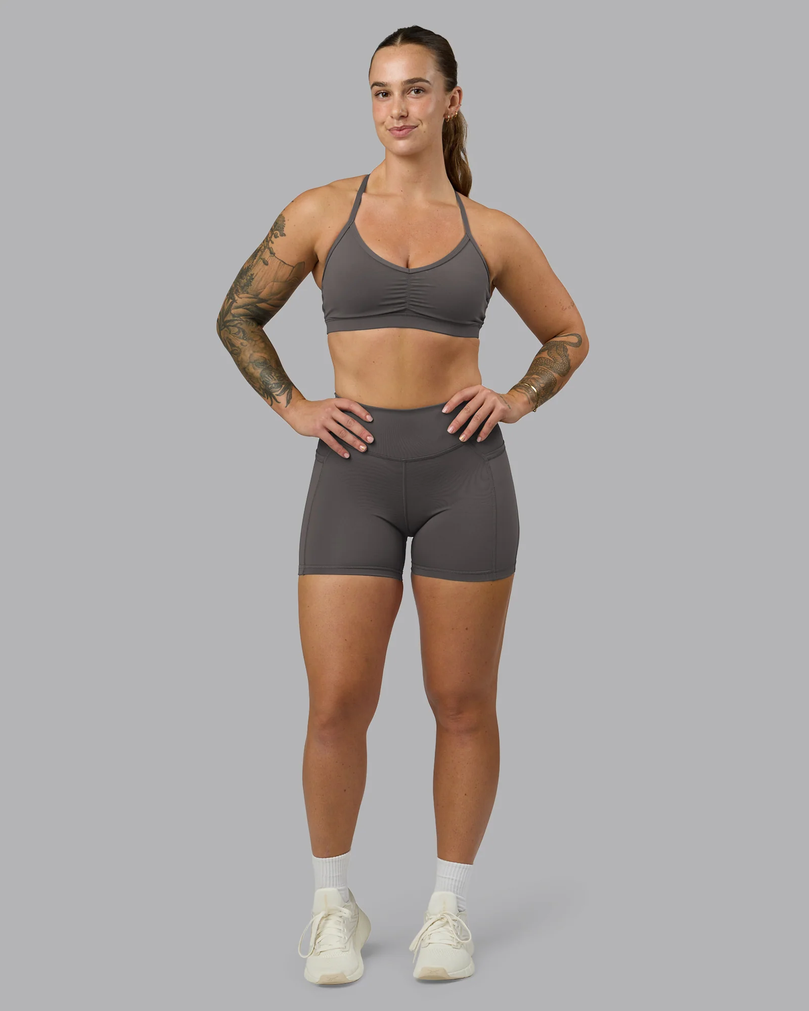 Elite High-Rise 4" Short Pockets - Dark Storm 5 Elite High-Rise 4" Short Pockets - Dark Storm