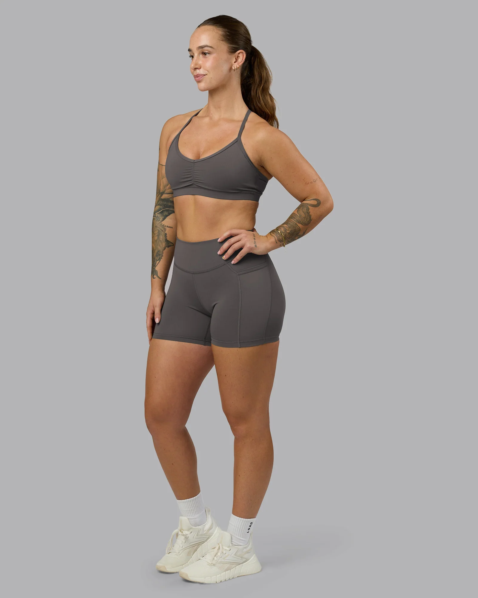 Elite High-Rise 4" Short Pockets - Dark Storm 7 Elite High-Rise 4" Short Pockets - Dark Storm