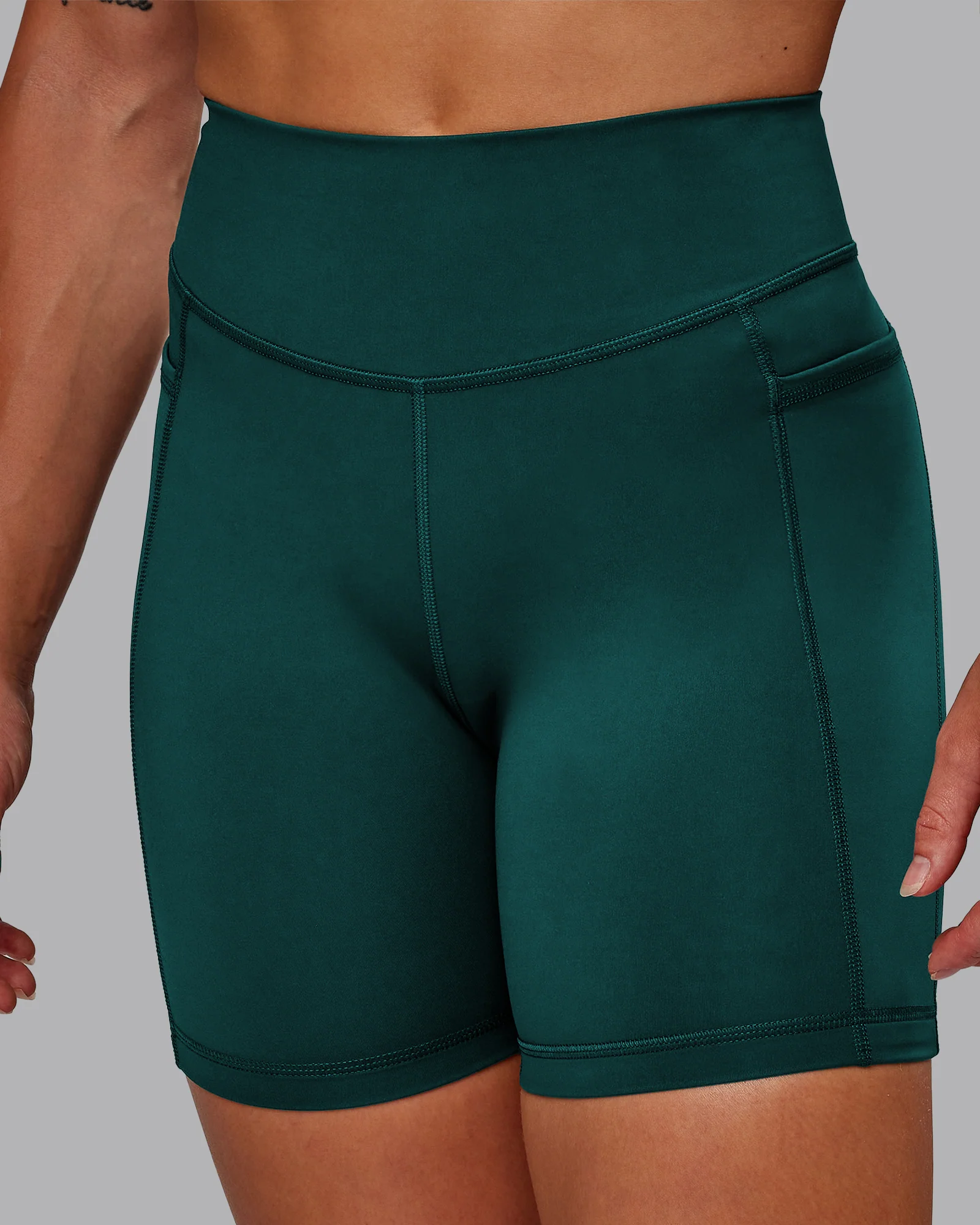 Elite High-Rise 6" Short Pockets - Dark Moss 6 Elite High-Rise 6" Short Pockets - Dark Moss