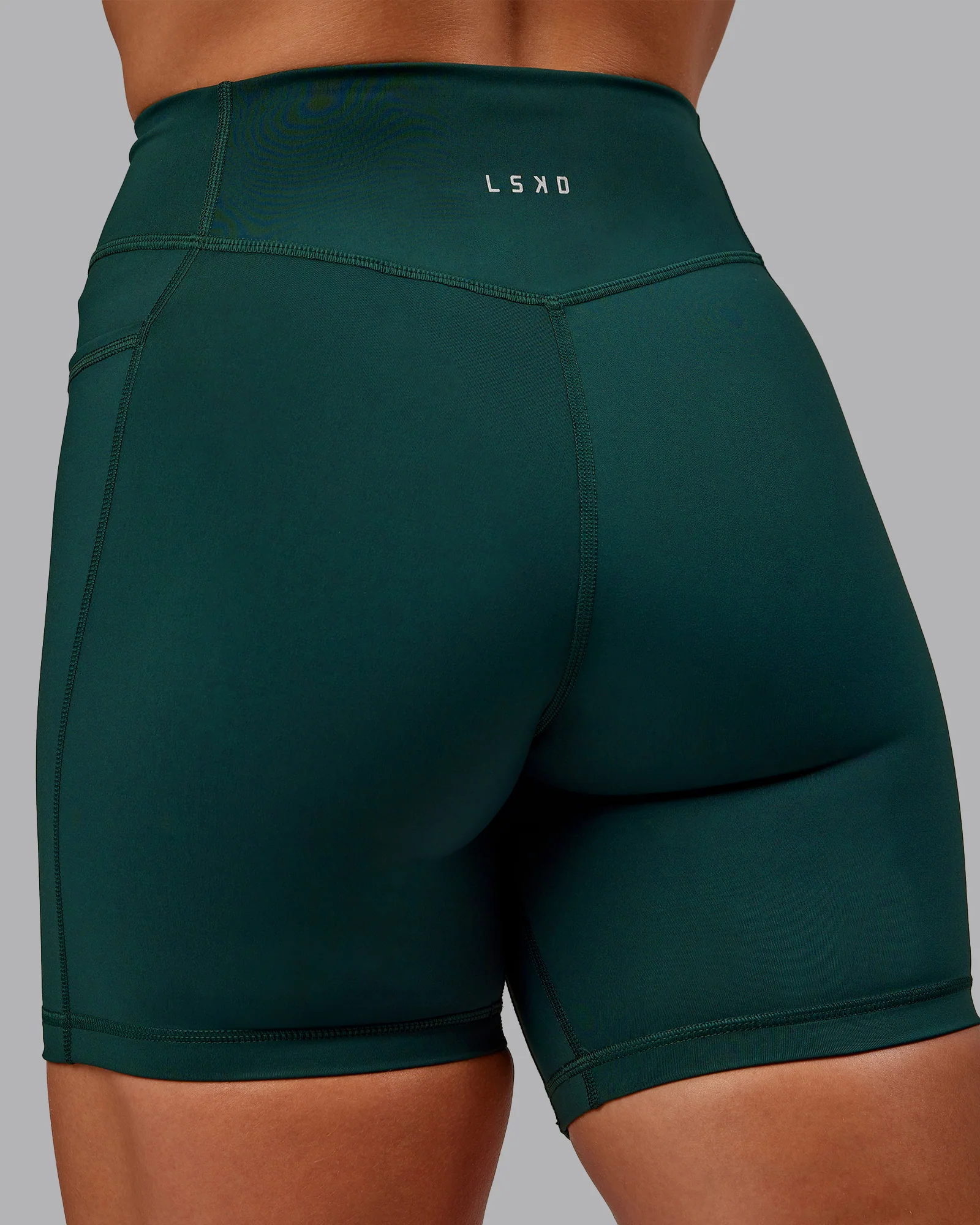 Elite High-Rise 6" Short Pockets - Dark Moss 8 Elite High-Rise 6" Short Pockets - Dark Moss