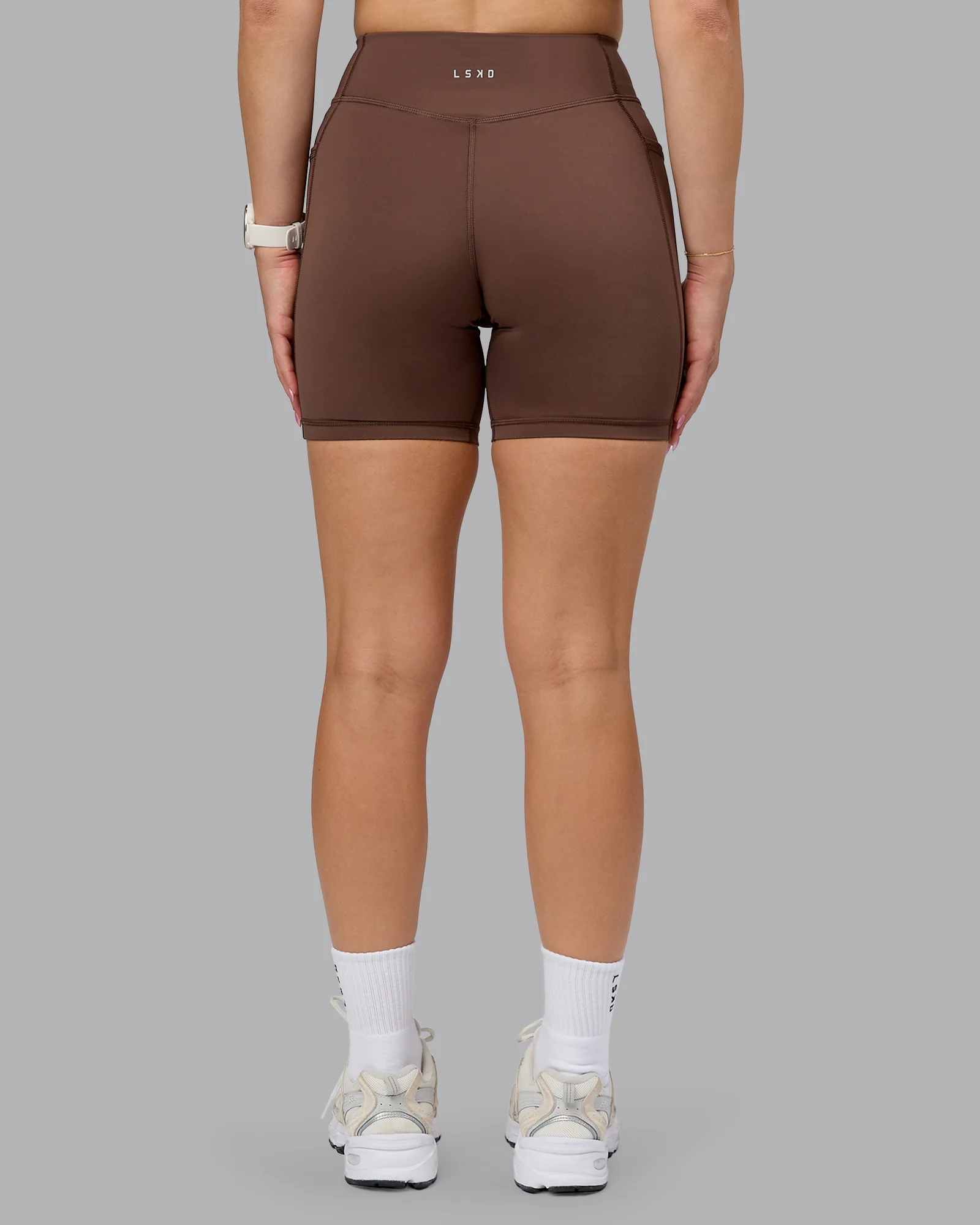 Elite High-Rise 6" Short Pockets - Chocolate Martini 4 Elite High-Rise 6" Short Pockets - Chocolate Martini