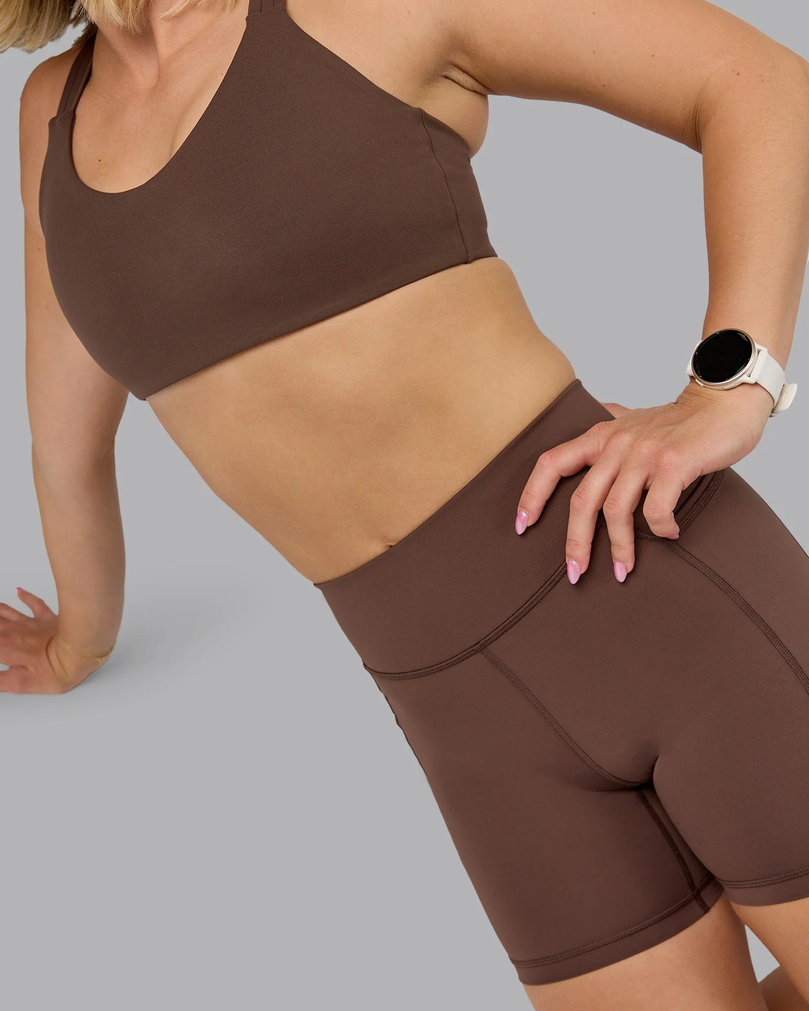 Elite High-Rise 6" Short Pockets - Chocolate Martini 7 Elite High-Rise 6" Short Pockets - Chocolate Martini