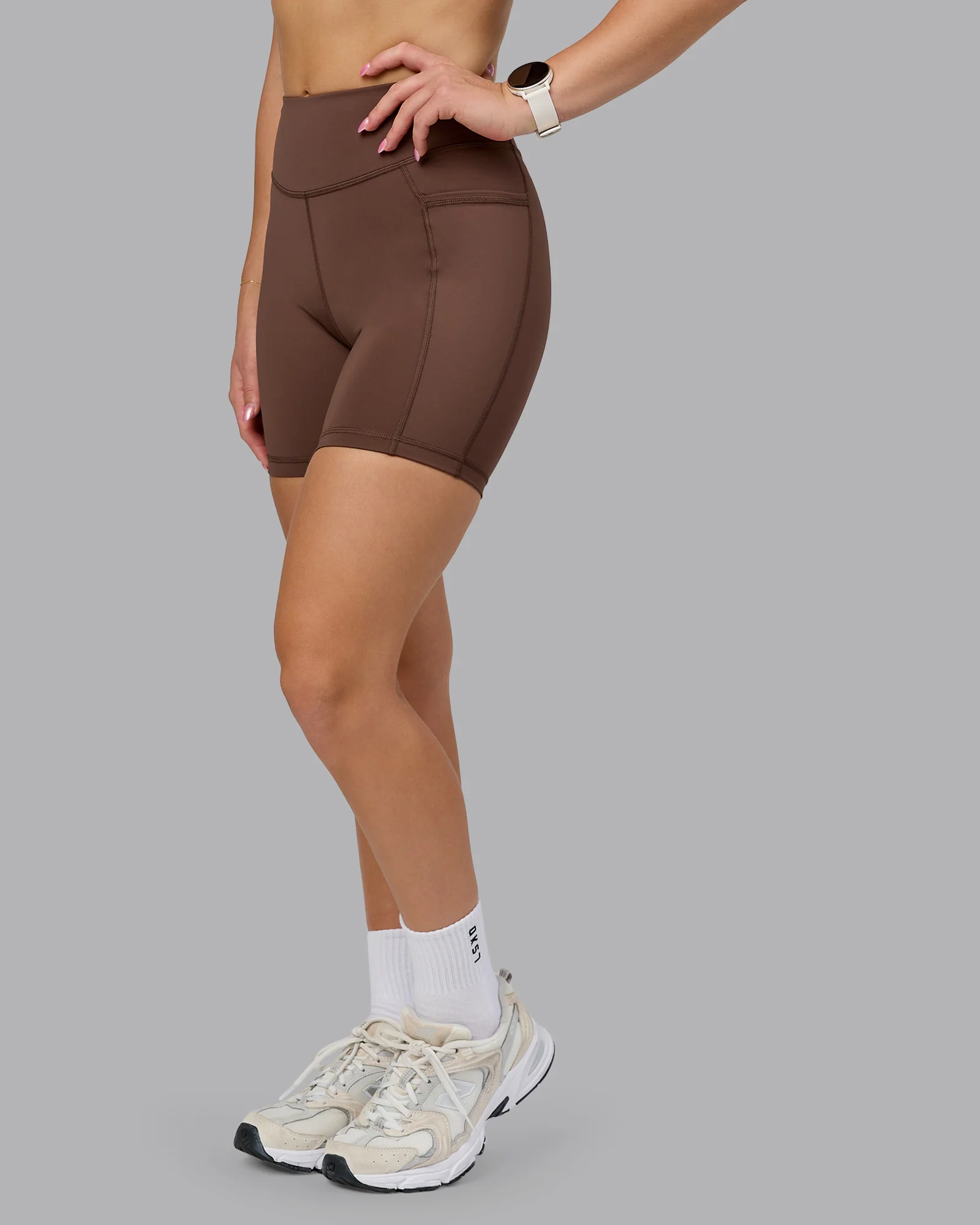 Elite High-Rise 6" Short Pockets - Chocolate Martini 8 Elite High-Rise 6" Short Pockets - Chocolate Martini