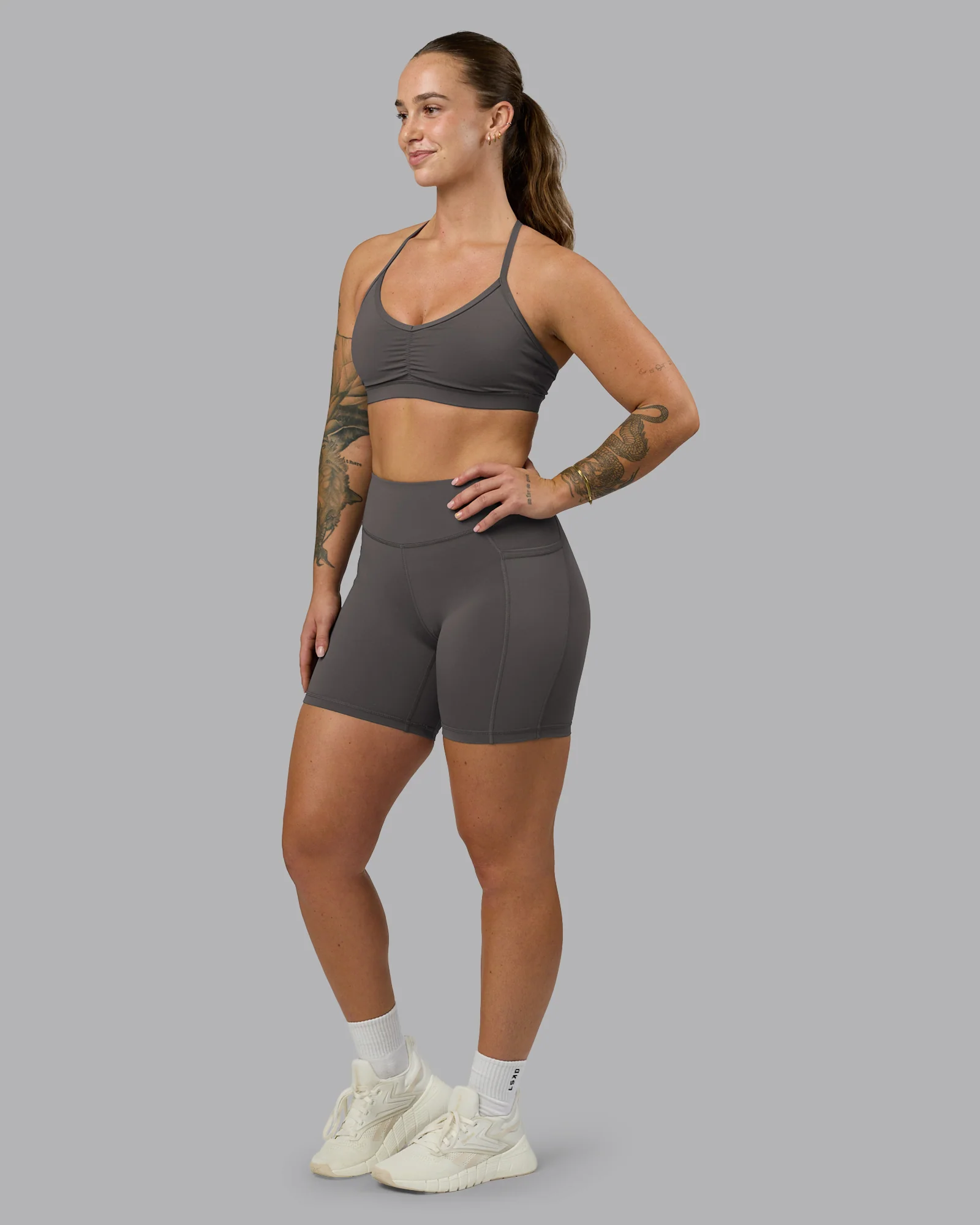 Elite High-Rise 6" Short Pockets - Dark Storm 5 Elite High-Rise 6" Short Pockets - Dark Storm