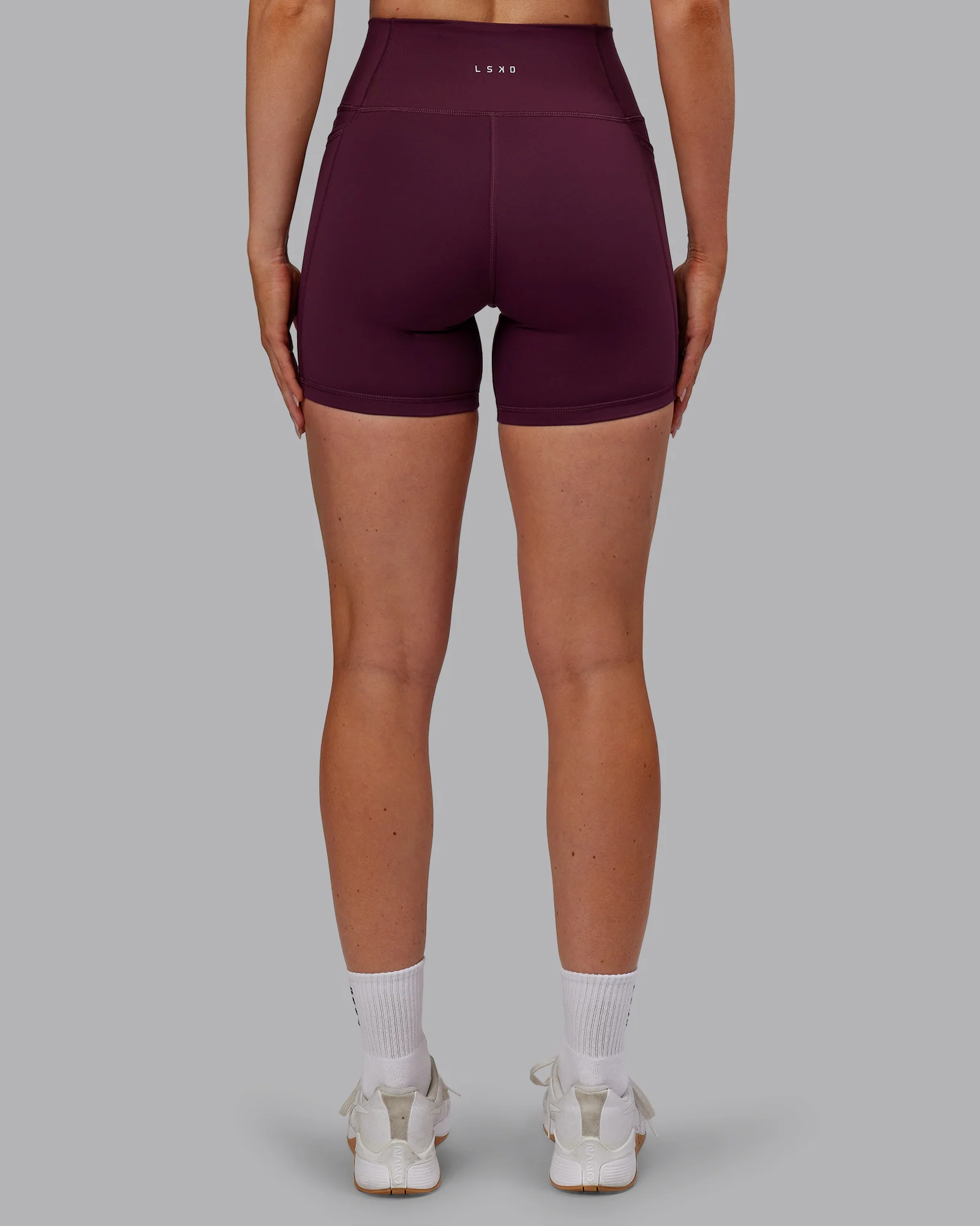 Fusion Ultra High-Rise 6" Short Pockets - Cherry Lacquer