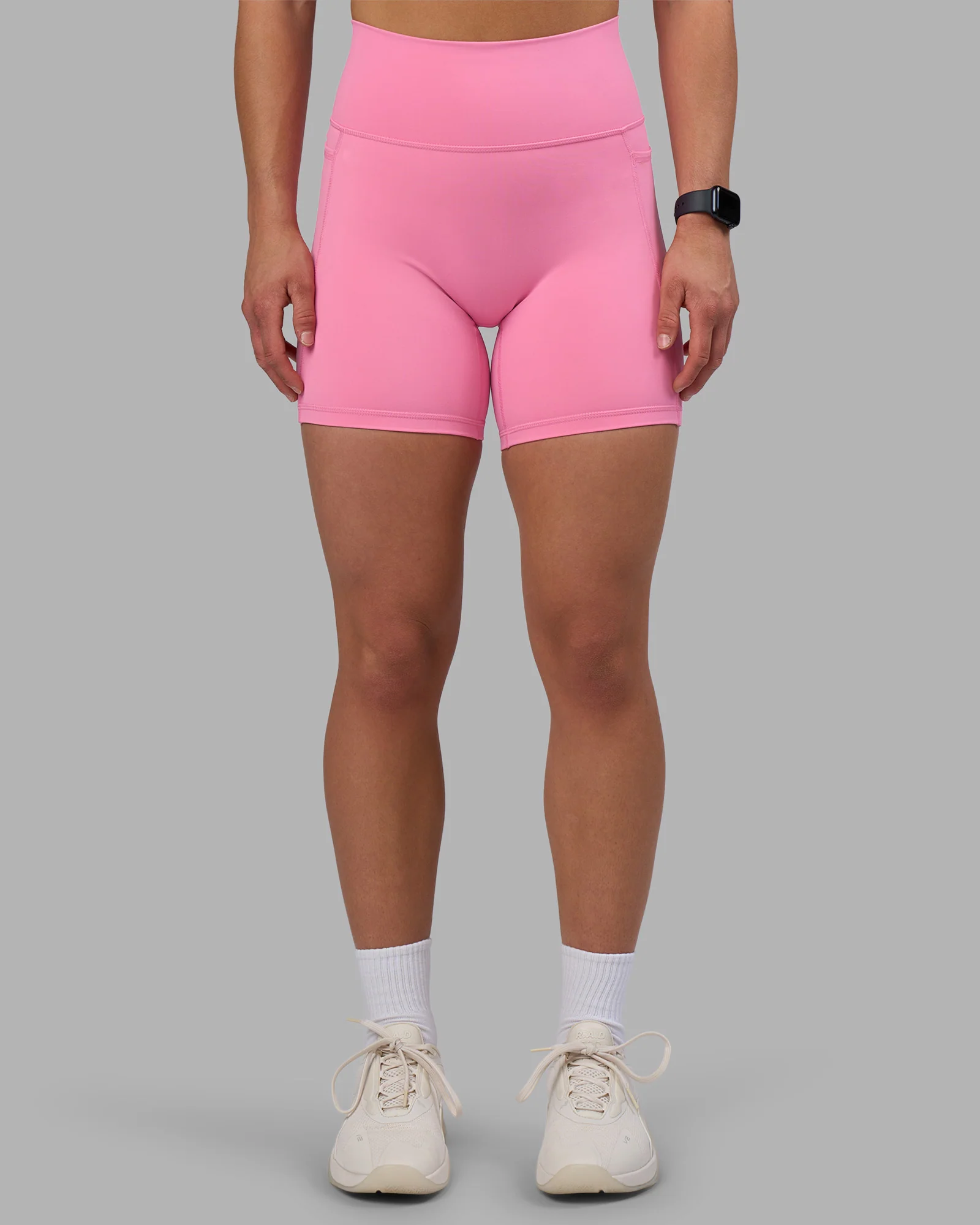 Fusion Ultra High-Rise 6" Short Pockets - Candy Pink