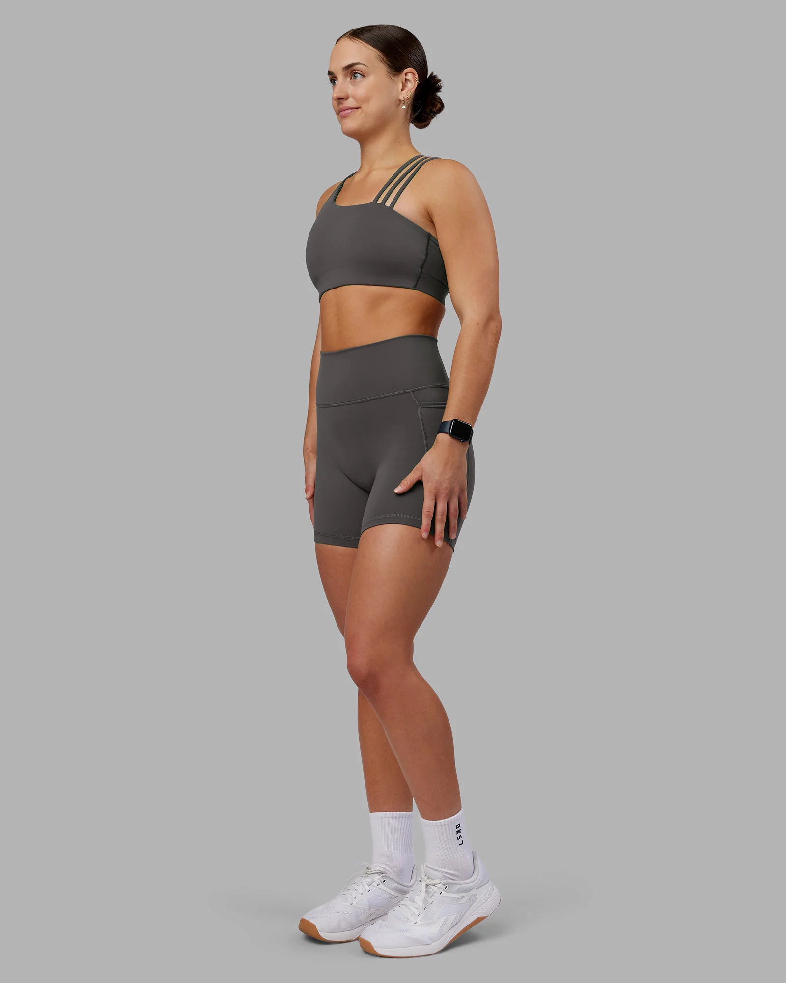 Fusion Ultra High-Rise 6" Short Pockets - Dark Storm 5 Fusion Ultra High-Rise 6" Short Pockets - Dark Storm