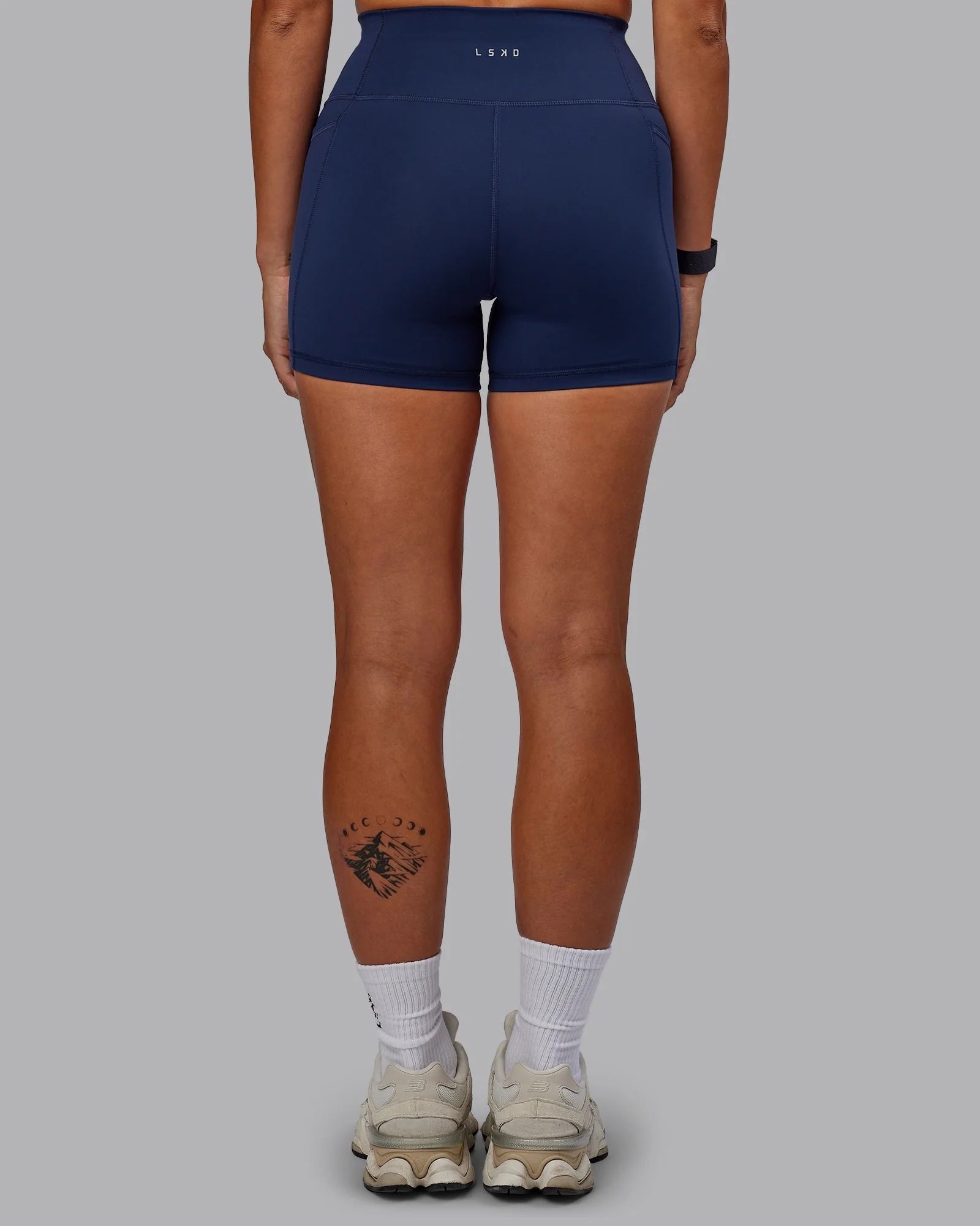 Fusion Ultra High-Rise 4" Short Pockets - Future Navy 3 Fusion Ultra High-Rise 4" Short Pockets - Future Navy