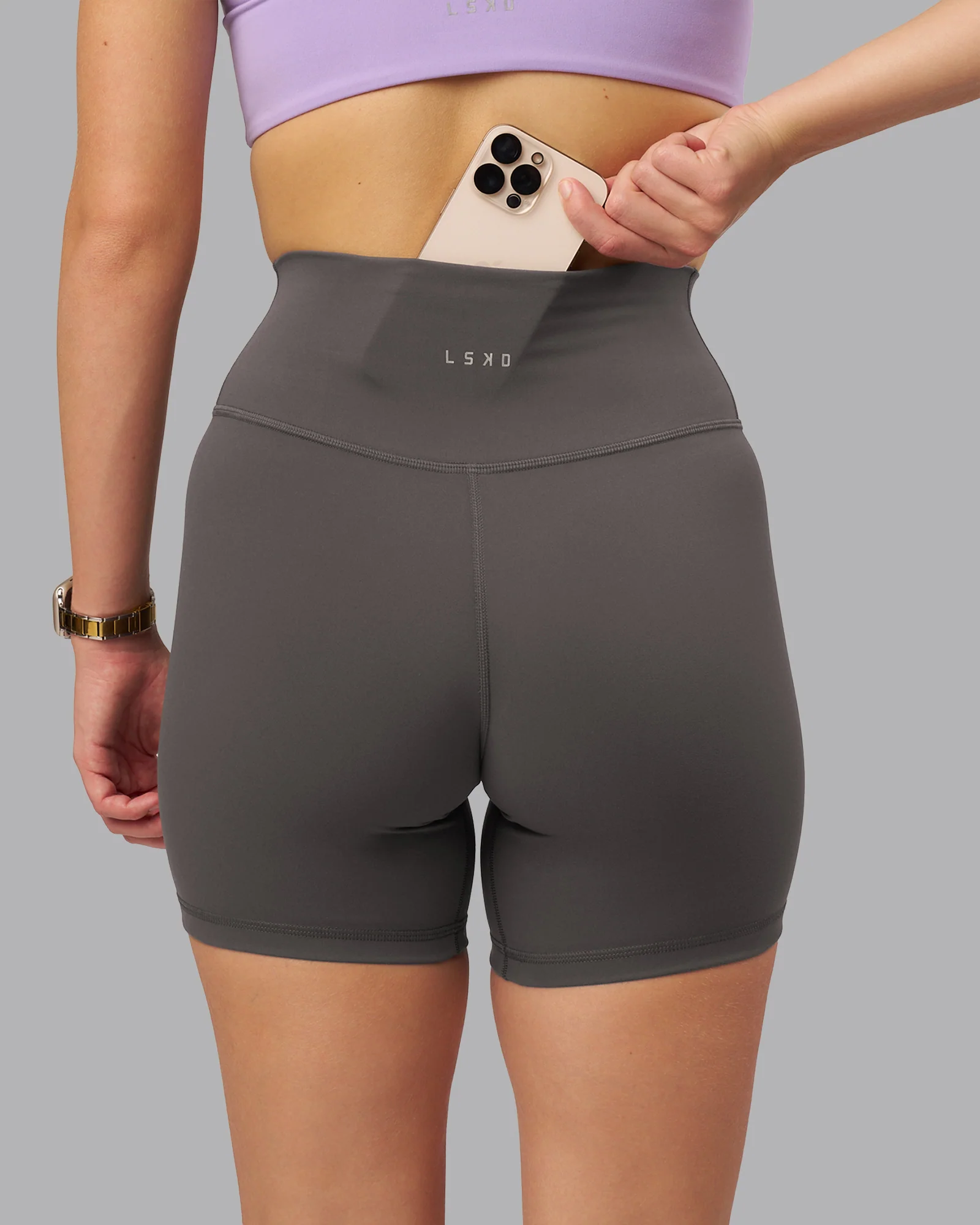 Fusion Ultra High-Rise 6" Short - Dark Storm 3 Fusion Ultra High-Rise 6" Short - Dark Storm