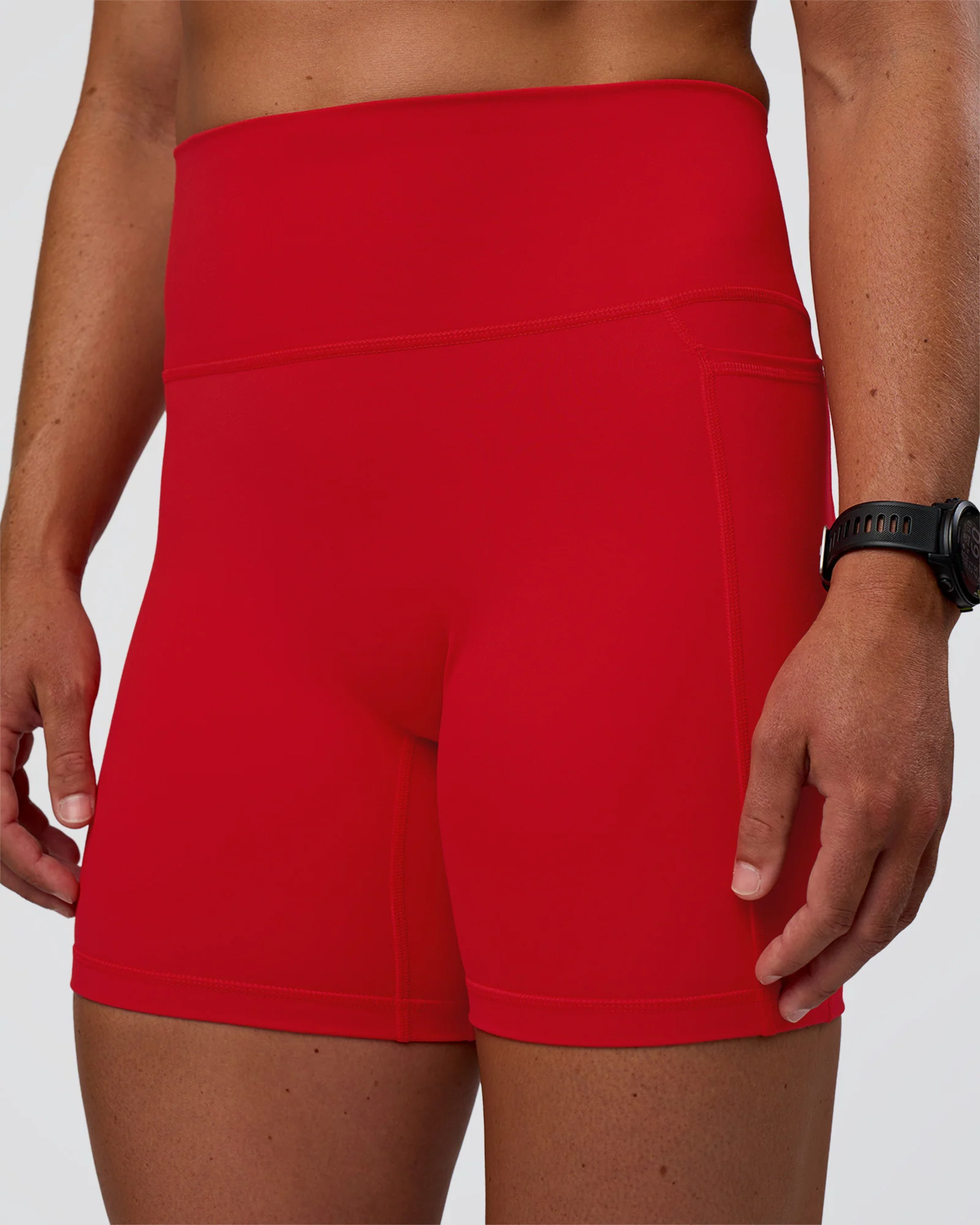 Fusion Ultra High-Rise 6" Short Pockets - Flame 6 Fusion Ultra High-Rise 6" Short Pockets - Flame