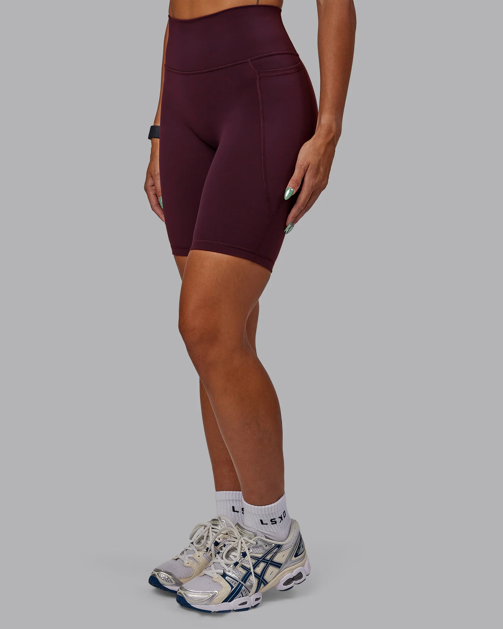 Fusion Ultra High-Rise 9" Short Pockets - Cherry Lacquer