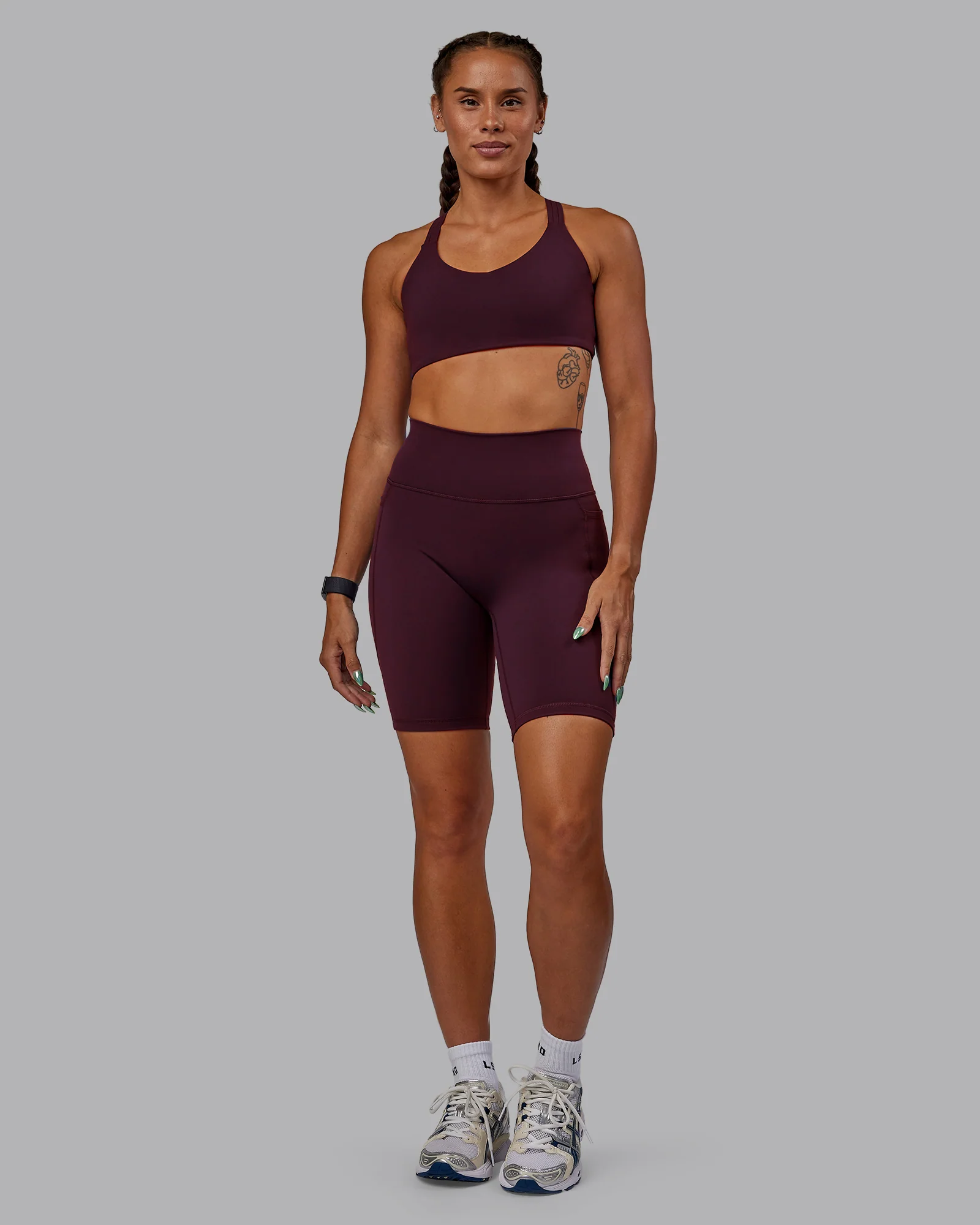 Fusion Ultra High-Rise 9" Short Pockets - Cherry Lacquer