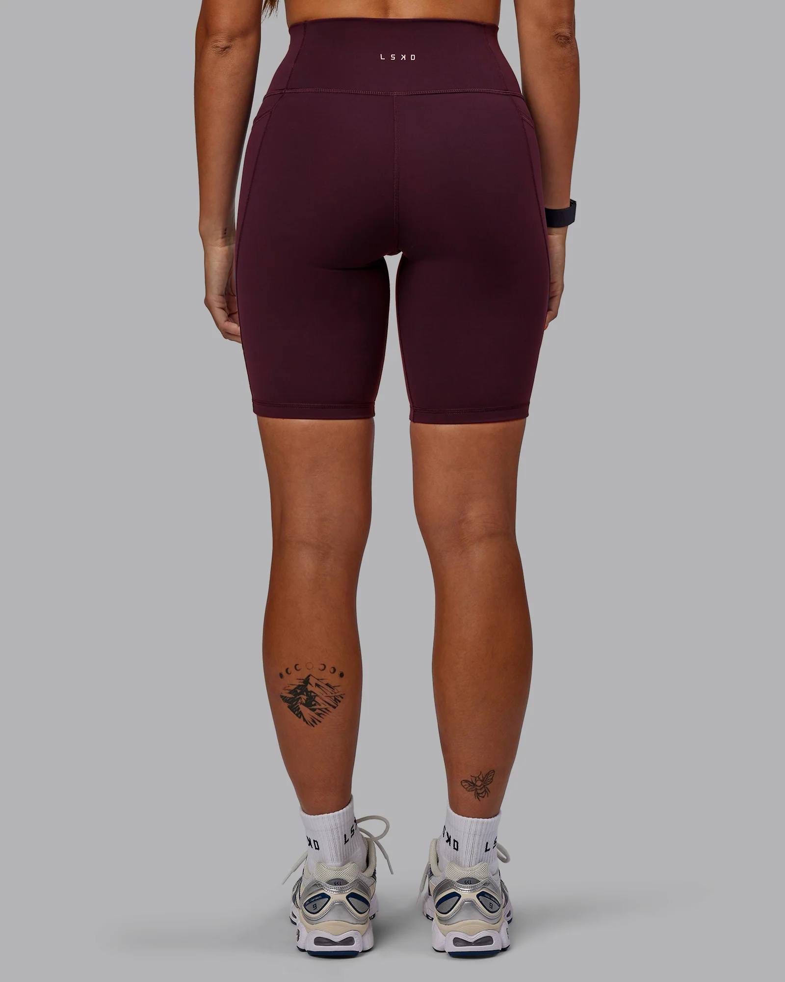 Fusion Ultra High-Rise 9" Short Pockets - Cherry Lacquer 4 Fusion Ultra High-Rise 9" Short Pockets - Cherry Lacquer