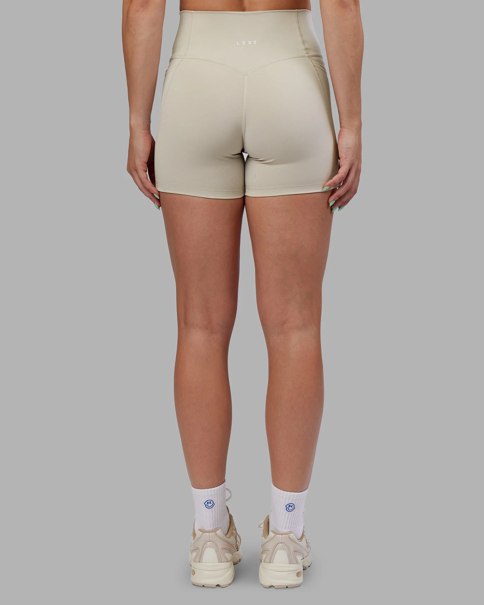 Abs Fusion High-Rise 4" Short Pockets - Shale Beige