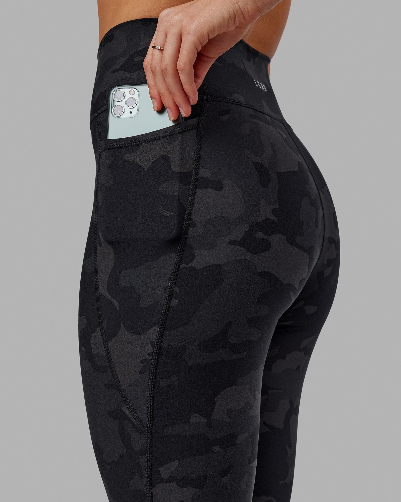 Fusion Ultra High-Rise 7/8 Legging Pockets - Black-Camo