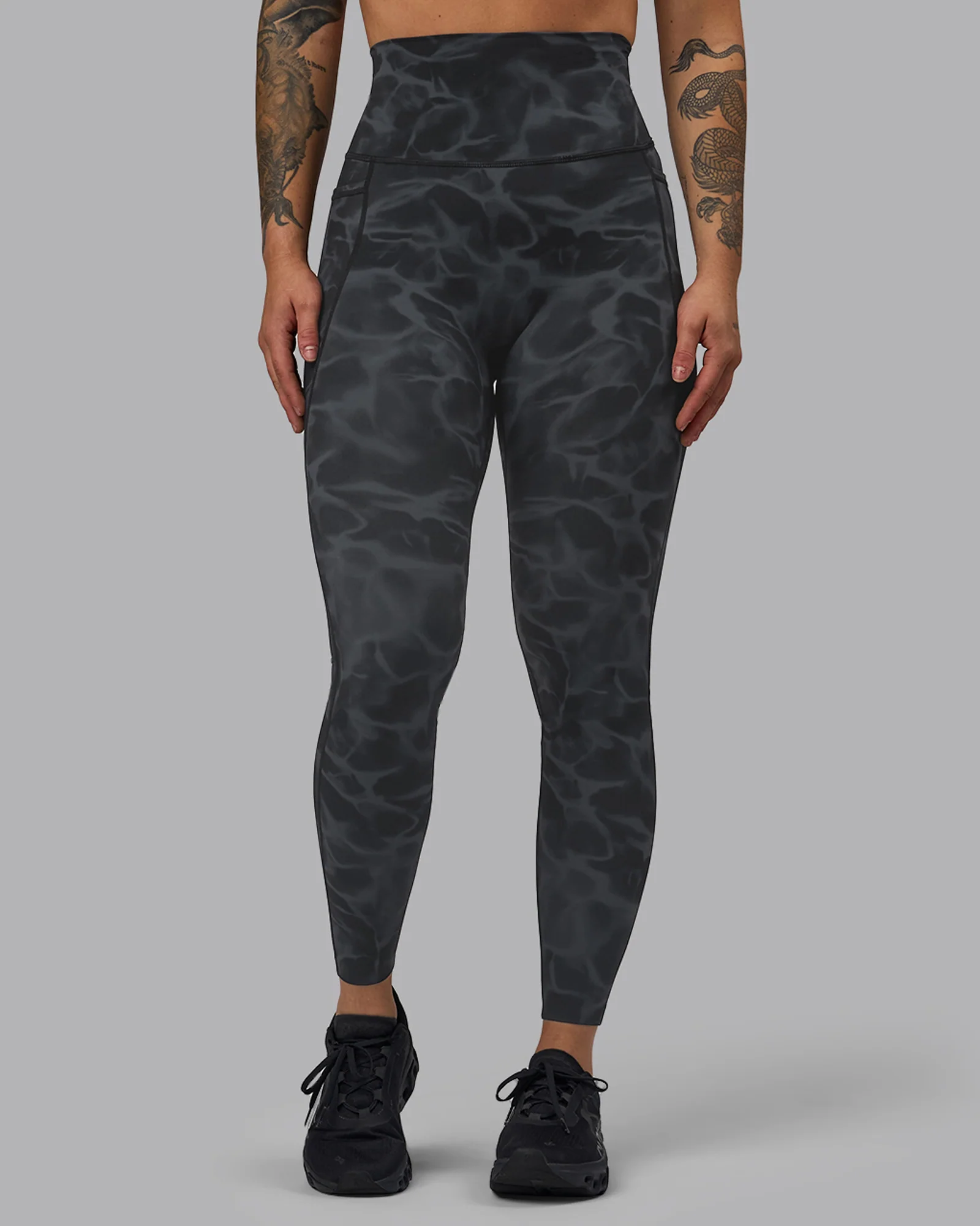 Elixir Ultra High-Rise Full Length Legging Pockets - Tranquil-Black