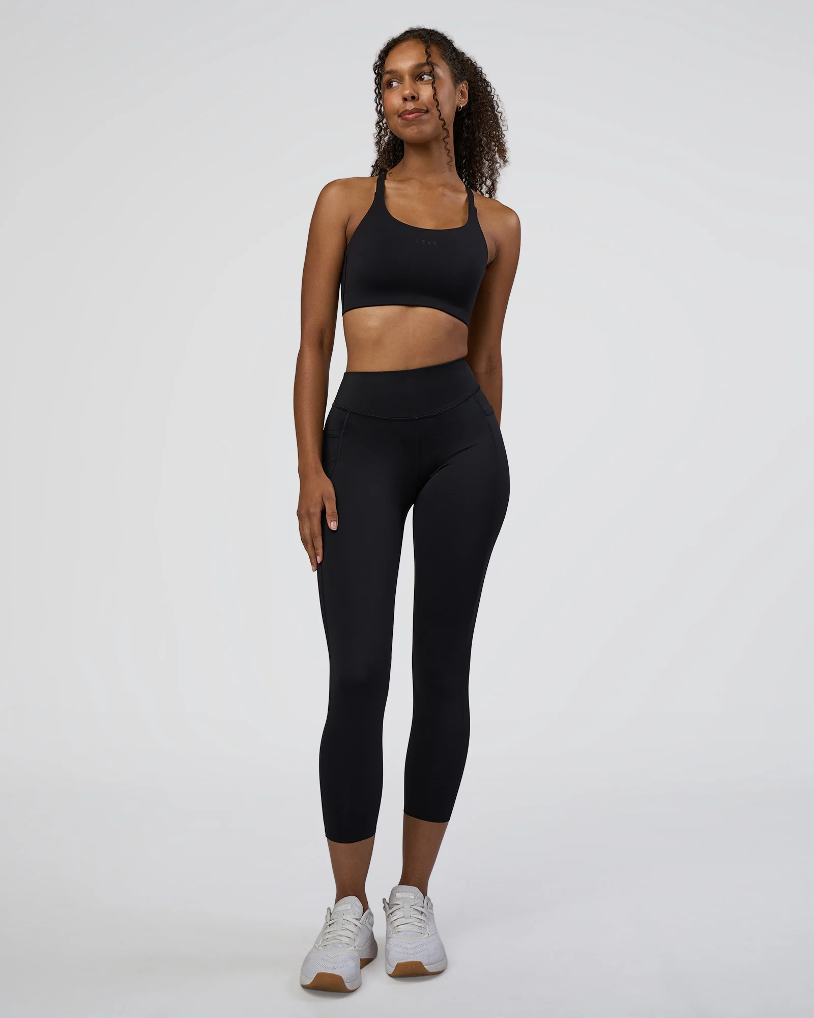 Elite High-Rise 7/8 Legging Pockets - Black