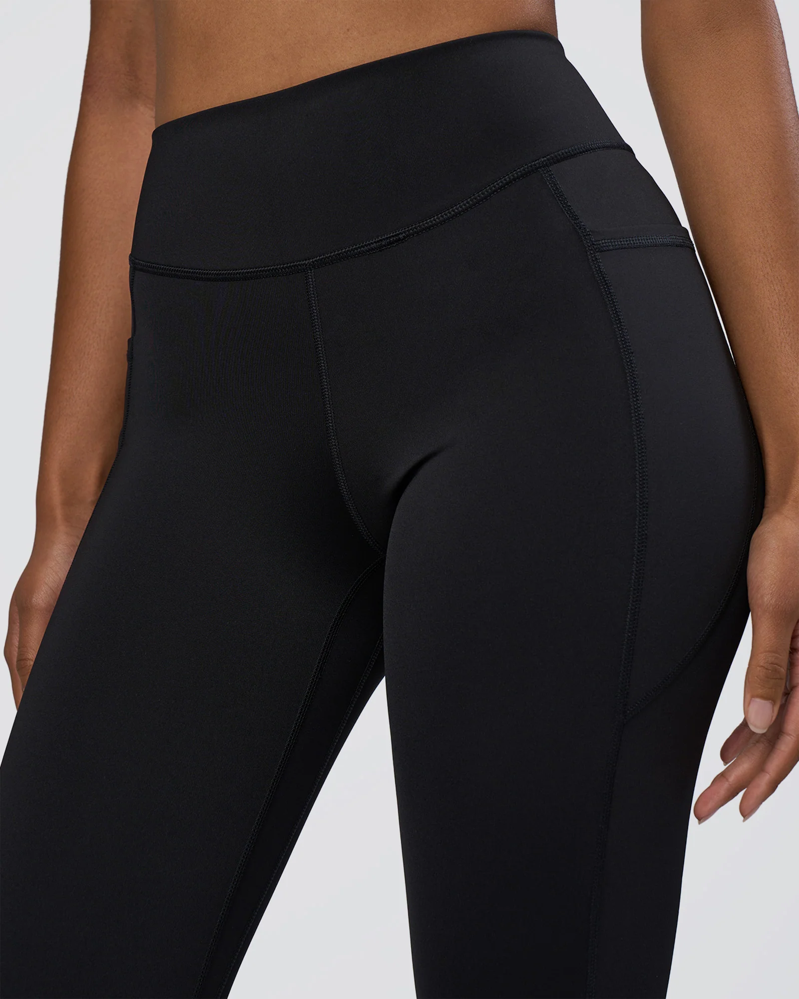Elite High-Rise 7/8 Legging Pockets - Black 3 Elite High-Rise 7/8 Legging Pockets - Black