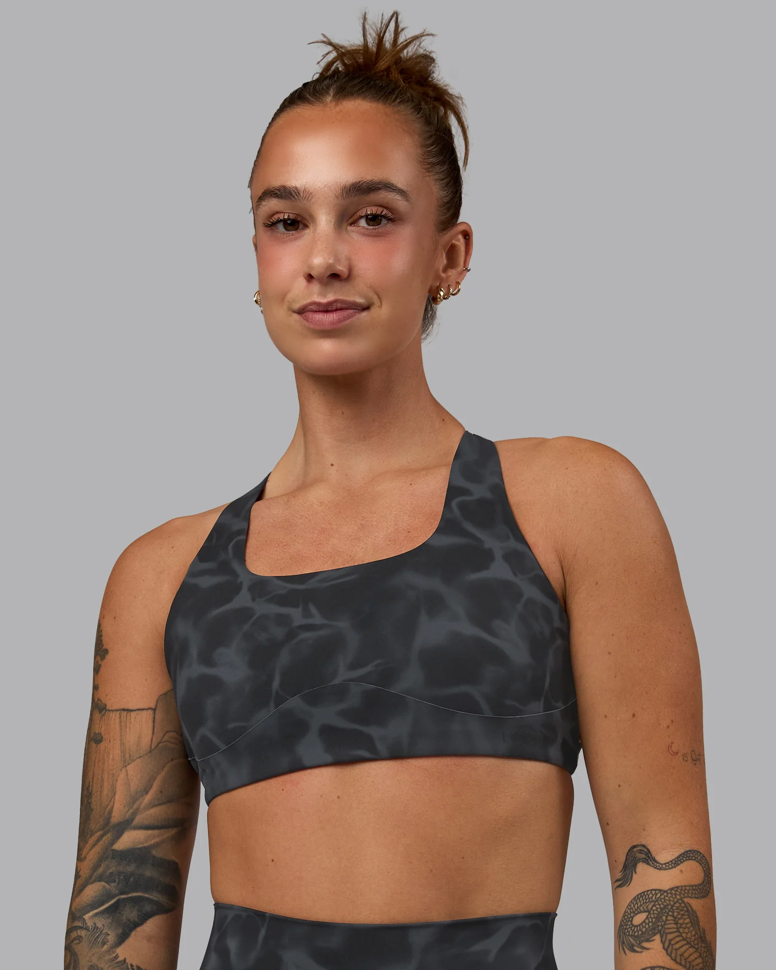 Aspire Sports Bra - Tranquil-Black 3 Aspire Sports Bra - Tranquil-Black