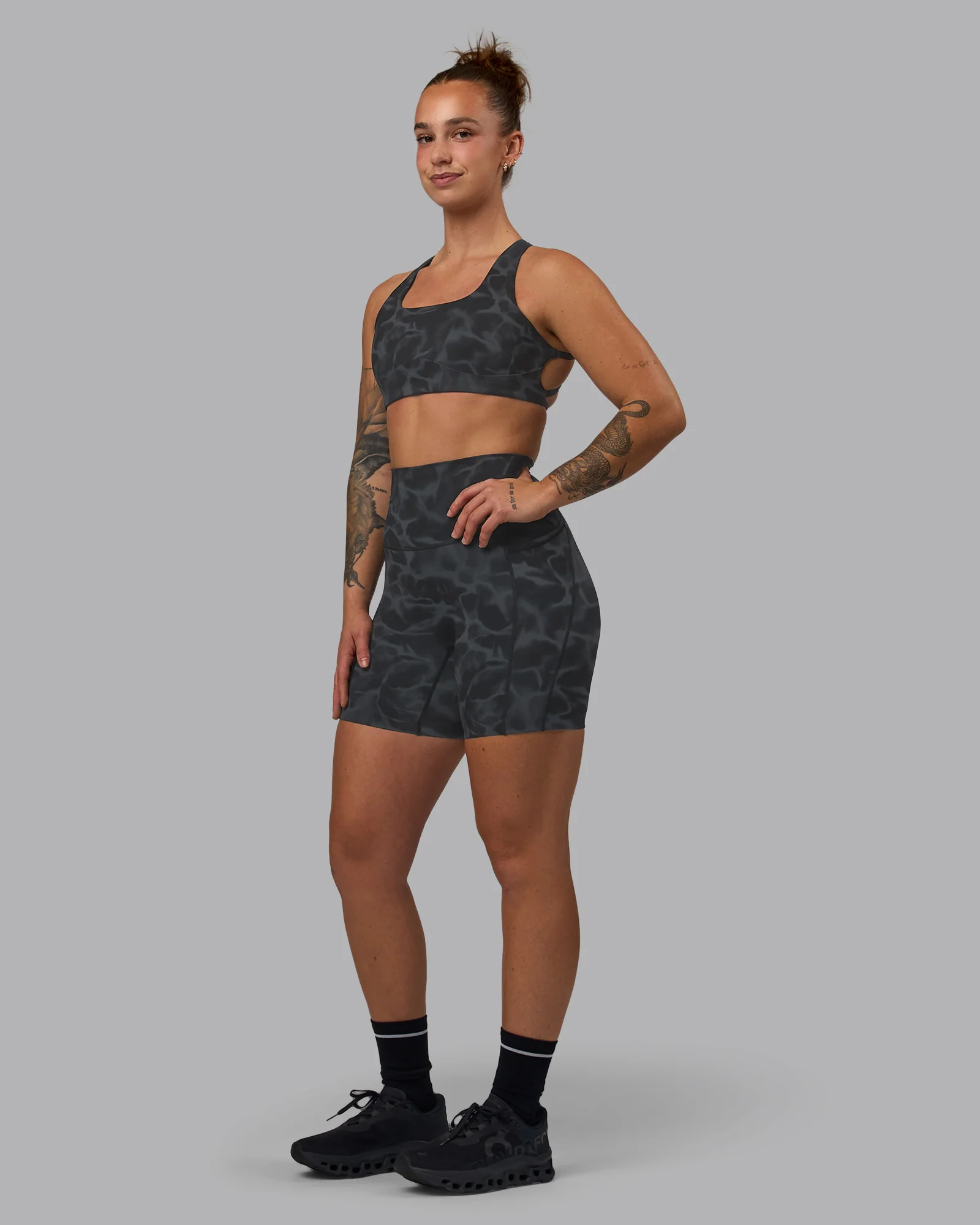 Aspire Sports Bra - Tranquil-Black 7 Aspire Sports Bra - Tranquil-Black