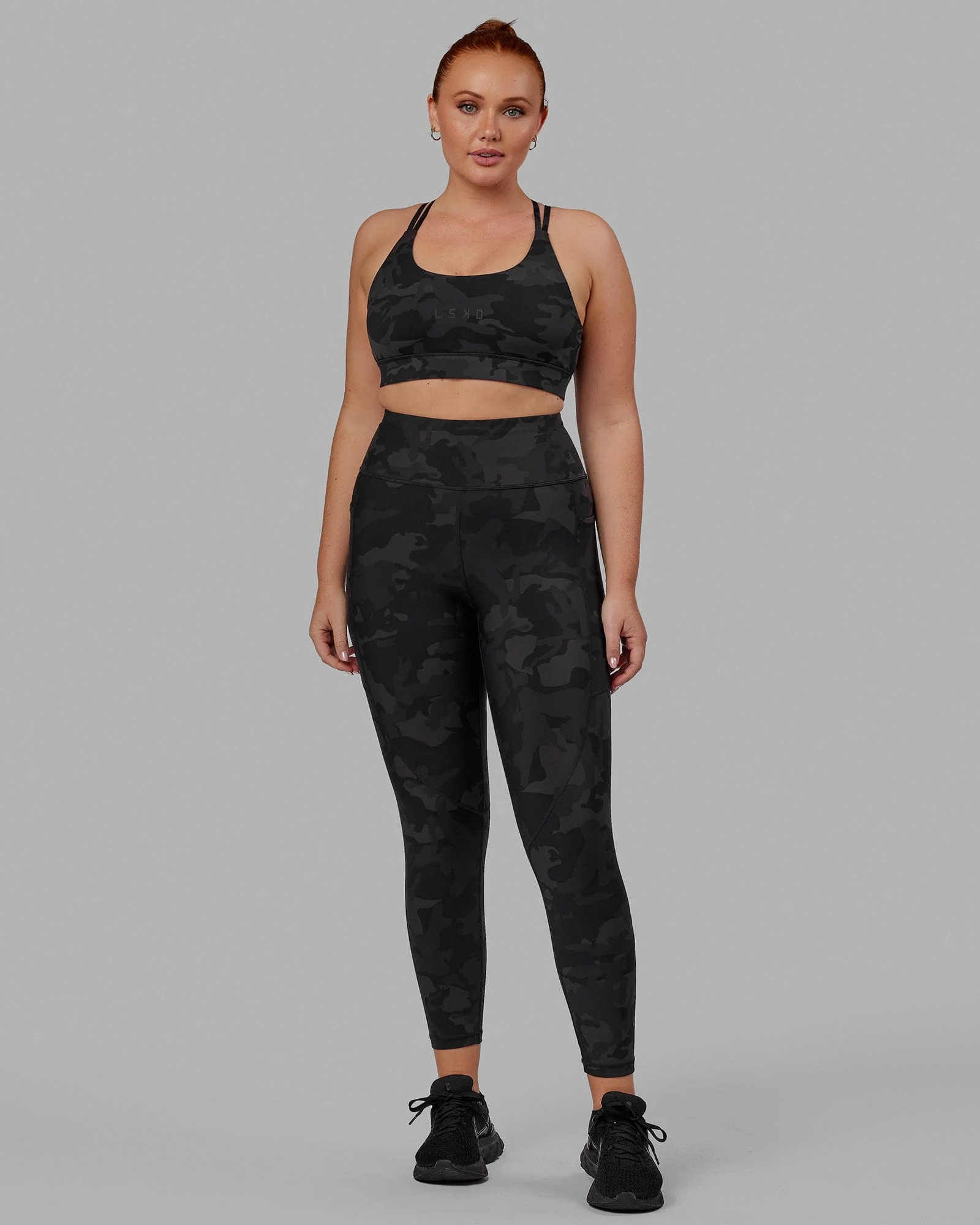 Bridge Sports Bra - Black Camo 3 Bridge Sports Bra - Black Camo