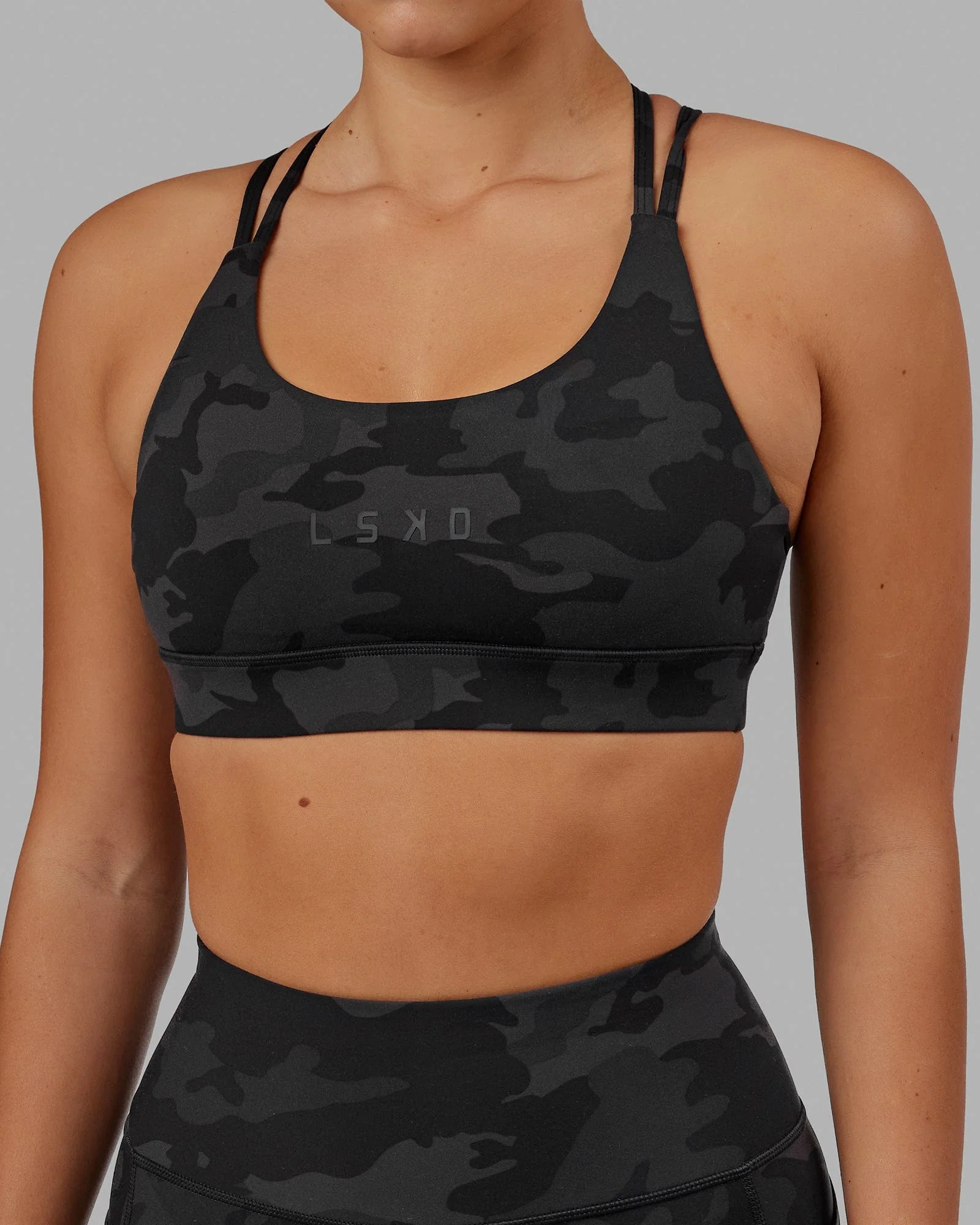 Bridge Sports Bra - Black Camo 4 Bridge Sports Bra - Black Camo