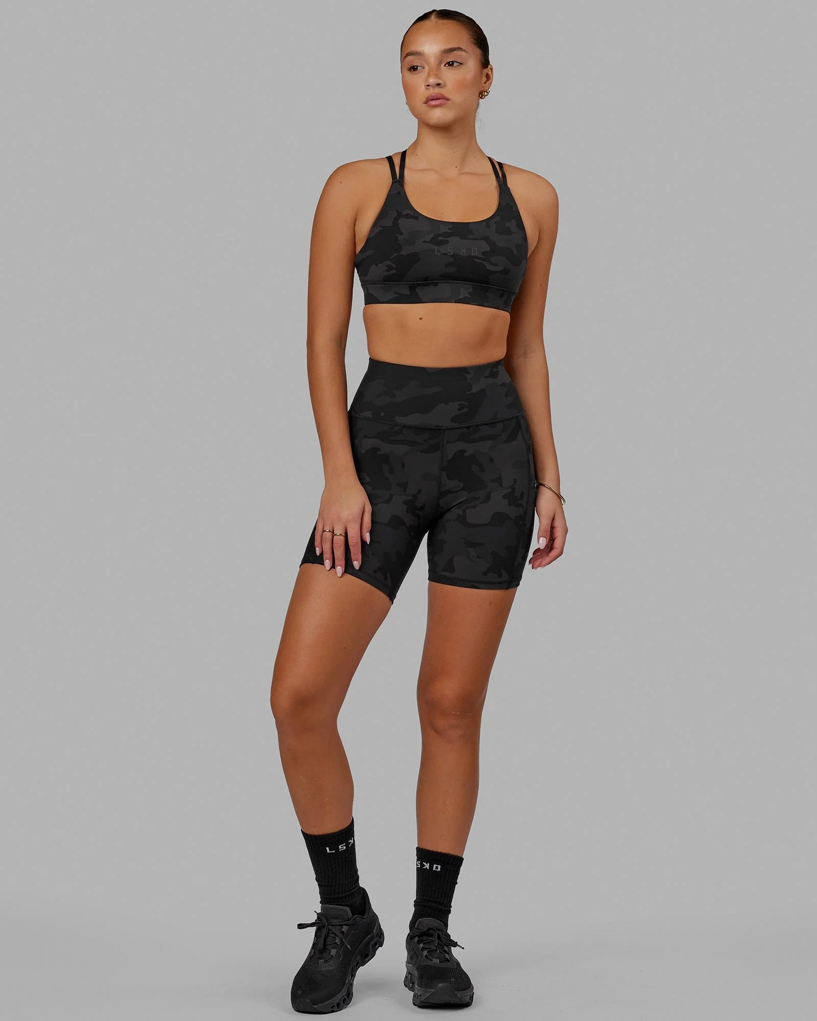 Bridge Sports Bra - Black Camo 7 Bridge Sports Bra - Black Camo