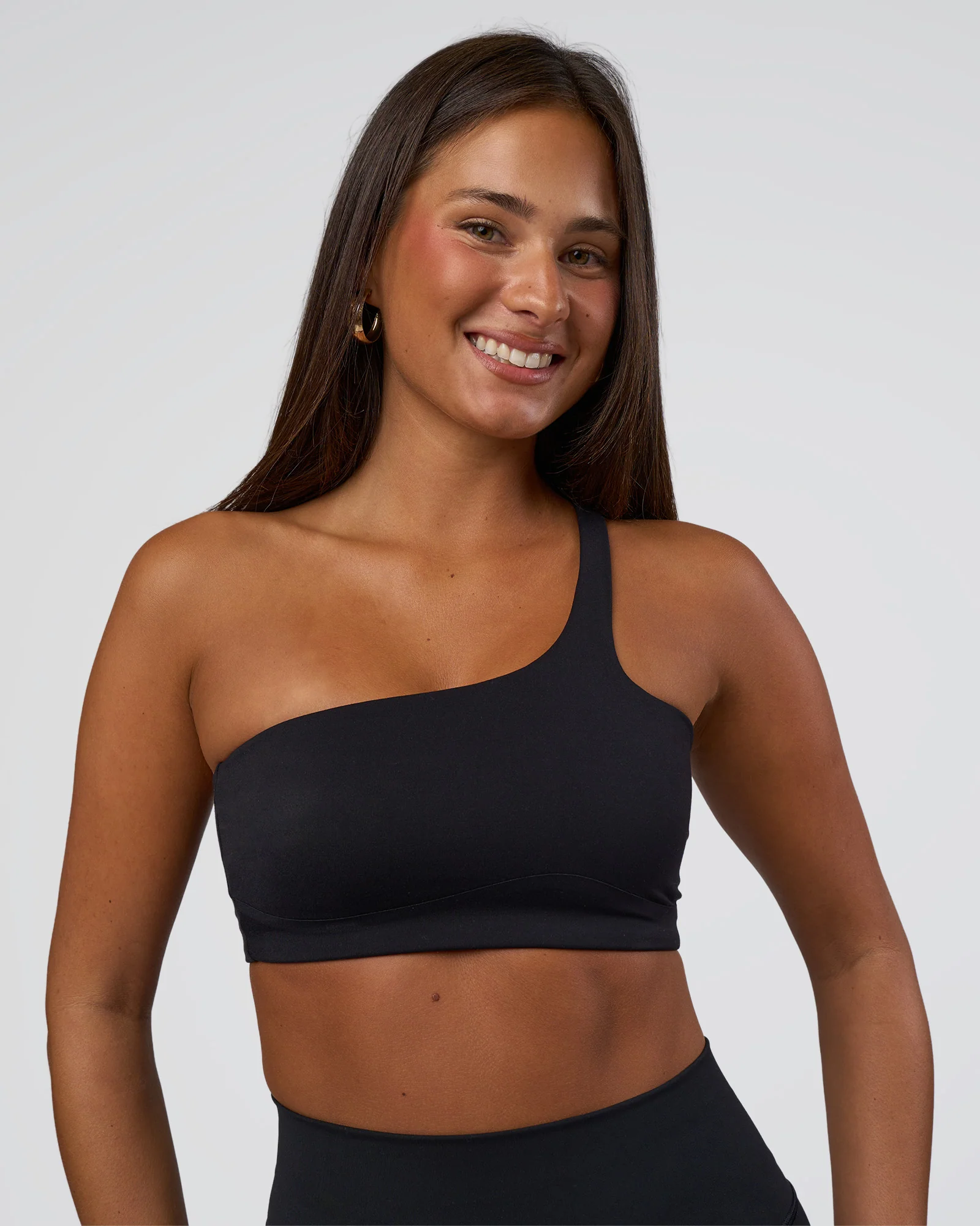 Angle Sports Bra - Black