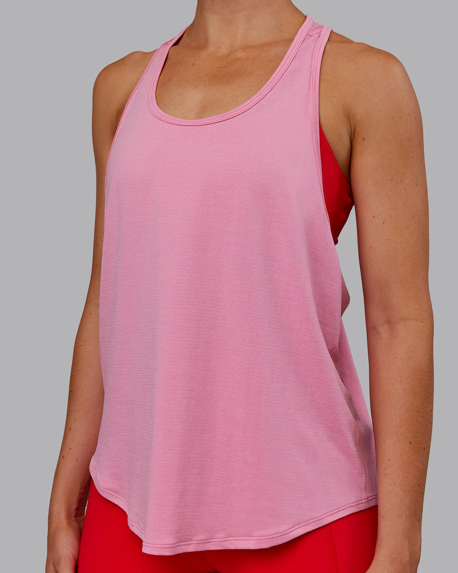 AeroFLX+ Drop Armhole Seamless Tank - Candy Pink/Candy Pink