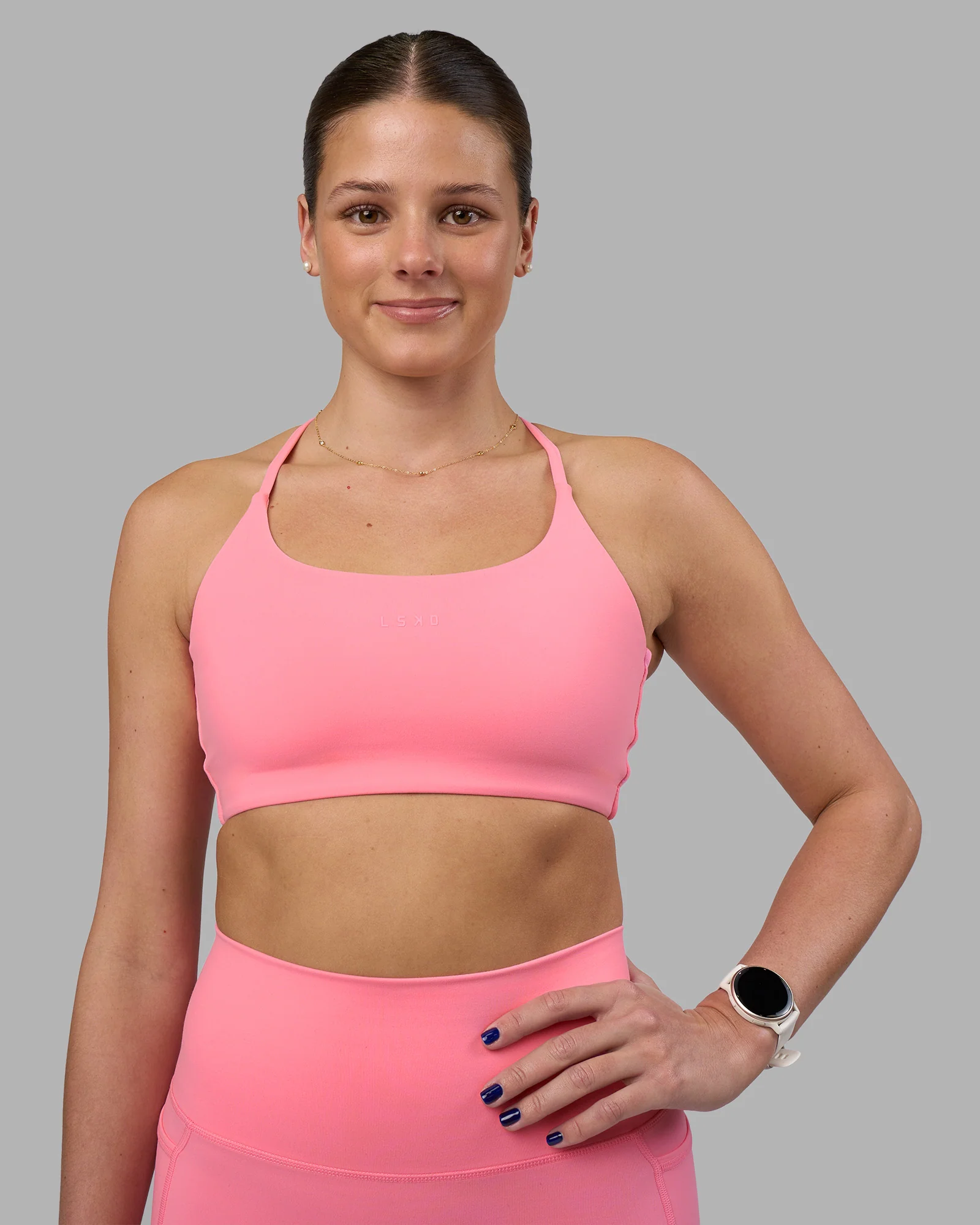 Twist Sports Bra - Candy Pink