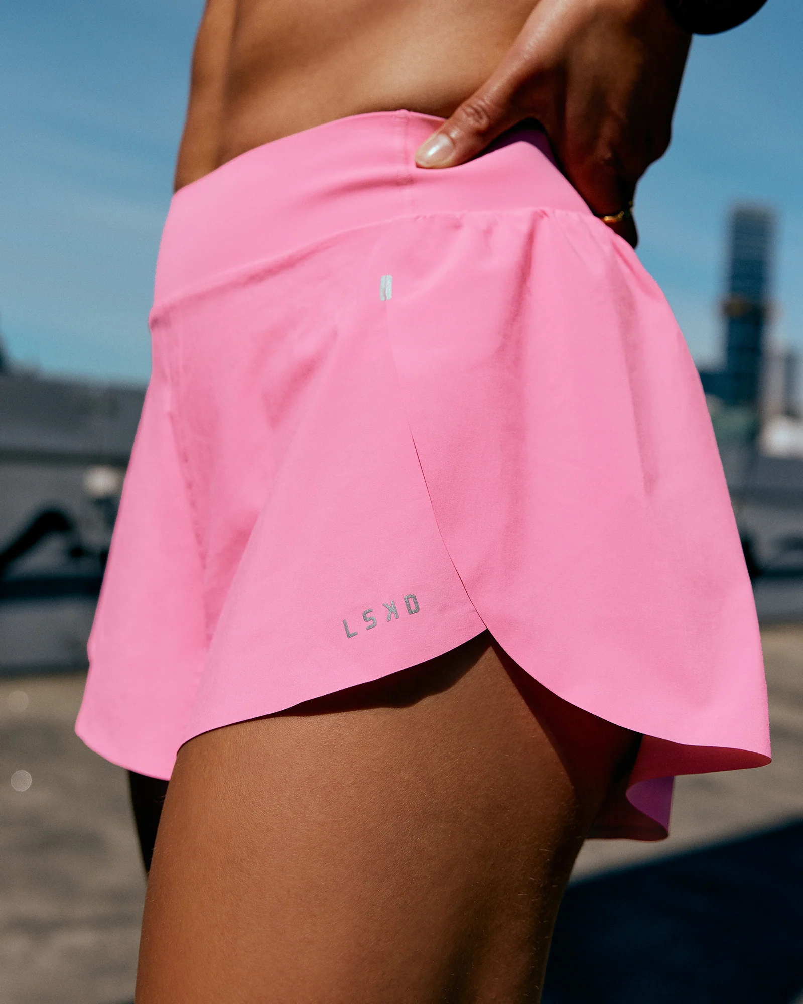 Pacer 3" Run Short - Candy Pink