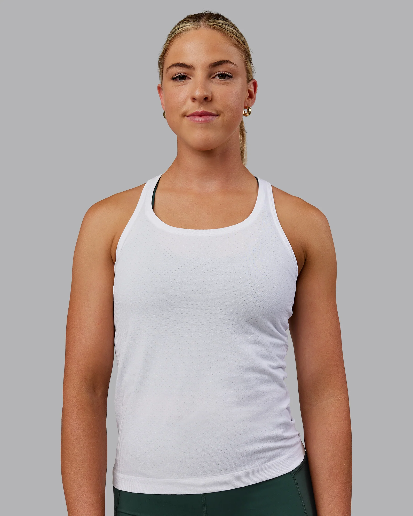 AeroFLX+ Seamless Tank - White/White
