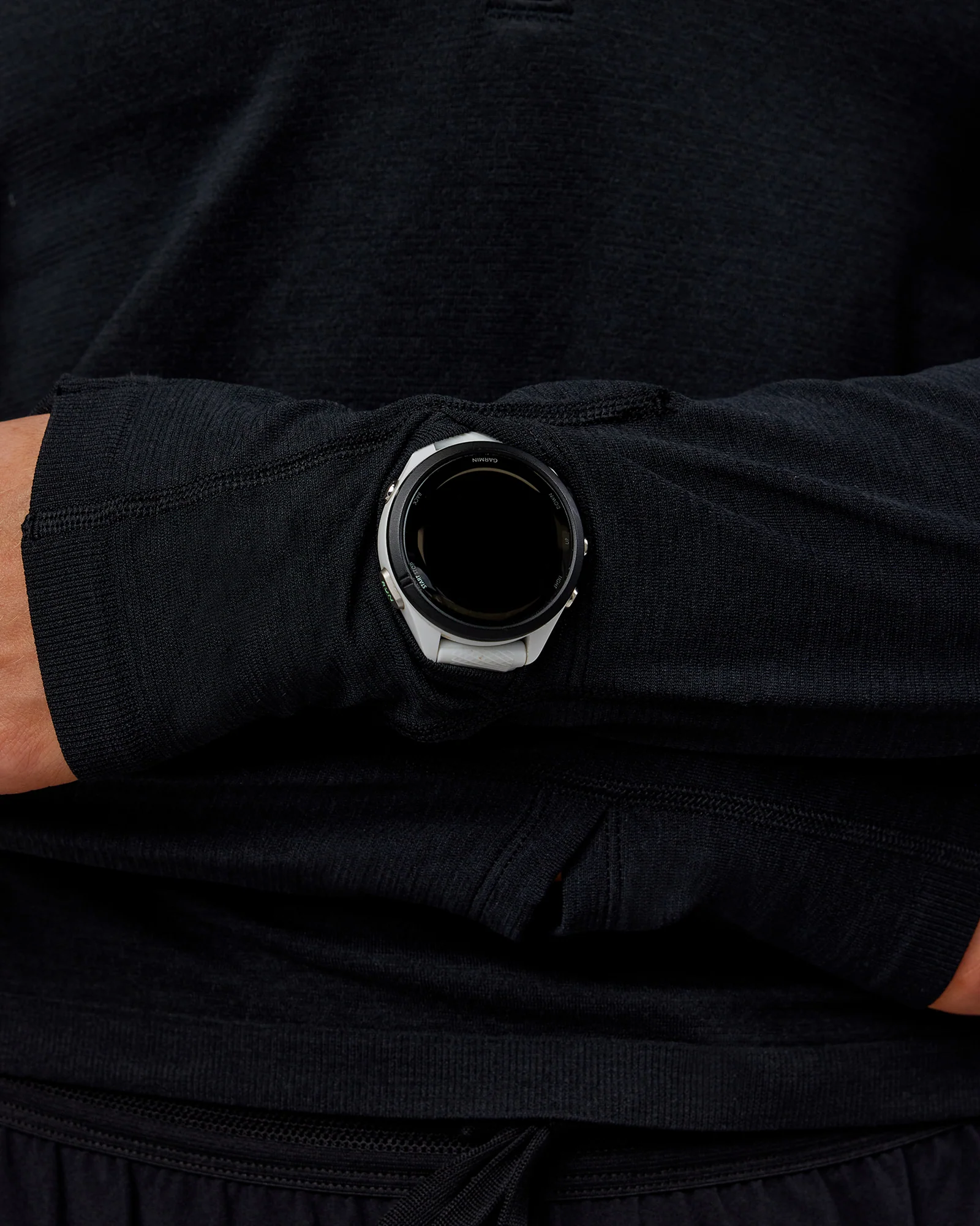 AeroFLX+ Long Sleeve Half Zip - Black Marl 8 AeroFLX+ Long Sleeve Half Zip - Black Marl