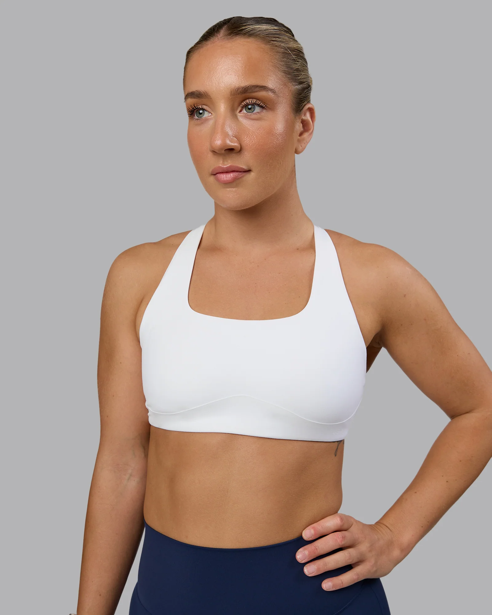 Aspire Sports Bra - White 3 Aspire Sports Bra - White