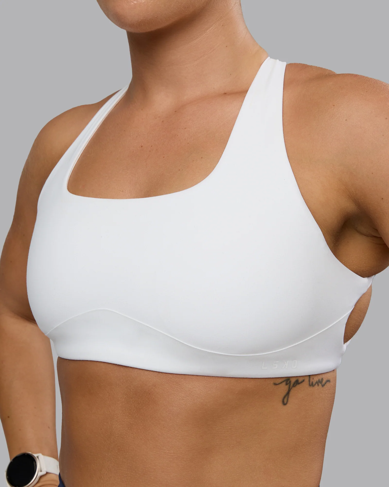 Aspire Sports Bra - White 6 Aspire Sports Bra - White