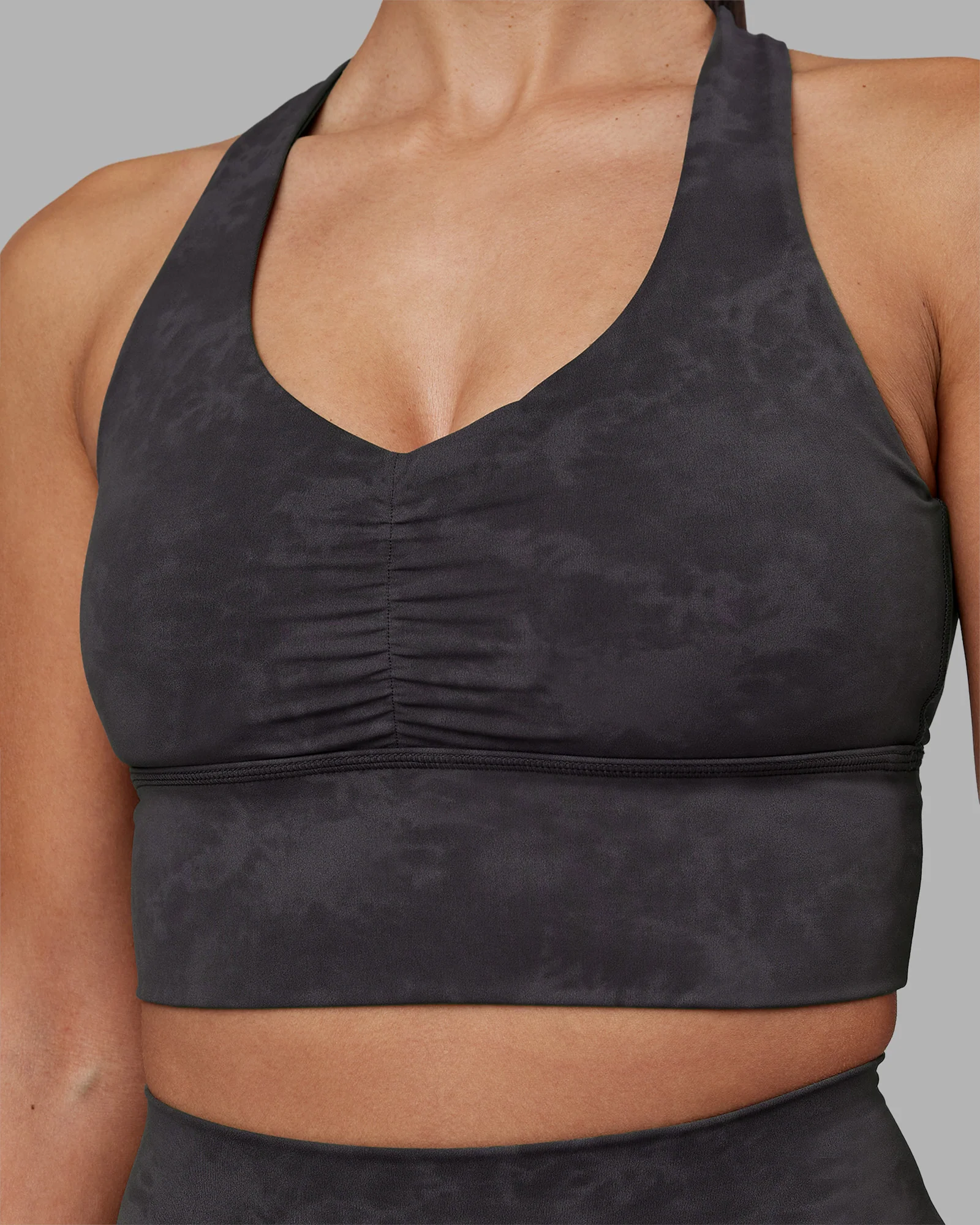 Evoke Longline Sports Bra - Dark Storm Wash 4 Evoke Longline Sports Bra - Dark Storm Wash