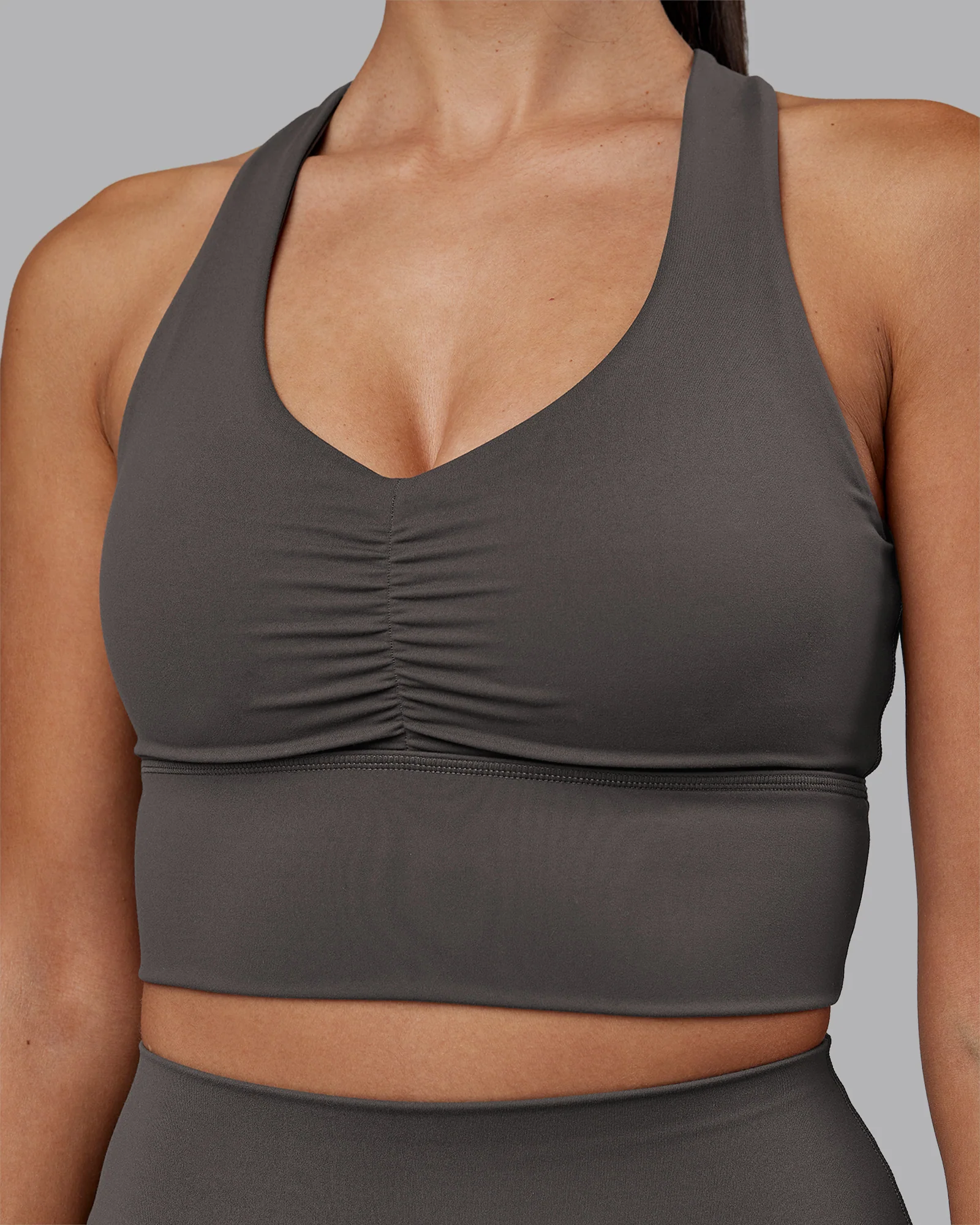 Evoke Longline Sports Bra - Dark Storm 4 Evoke Longline Sports Bra - Dark Storm