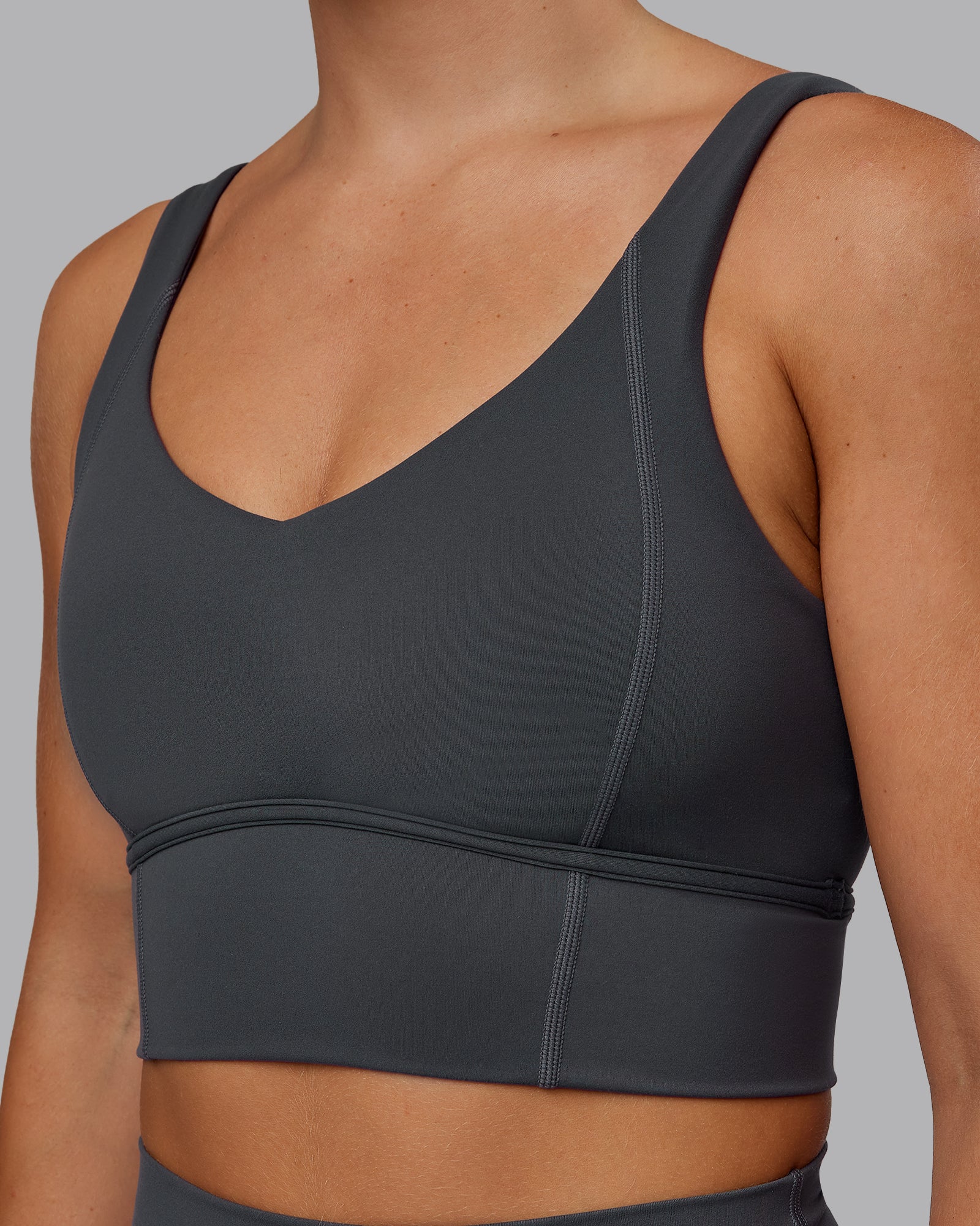Function Longline Sports Bra - Dark Storm