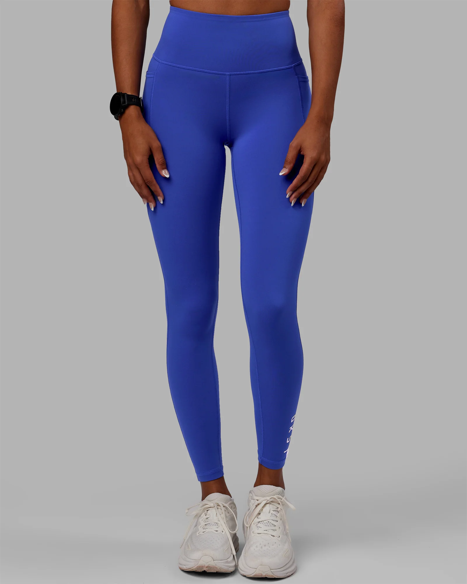 Flux Ultra High-Rise Full Length Legging Pockets - Power Cobalt