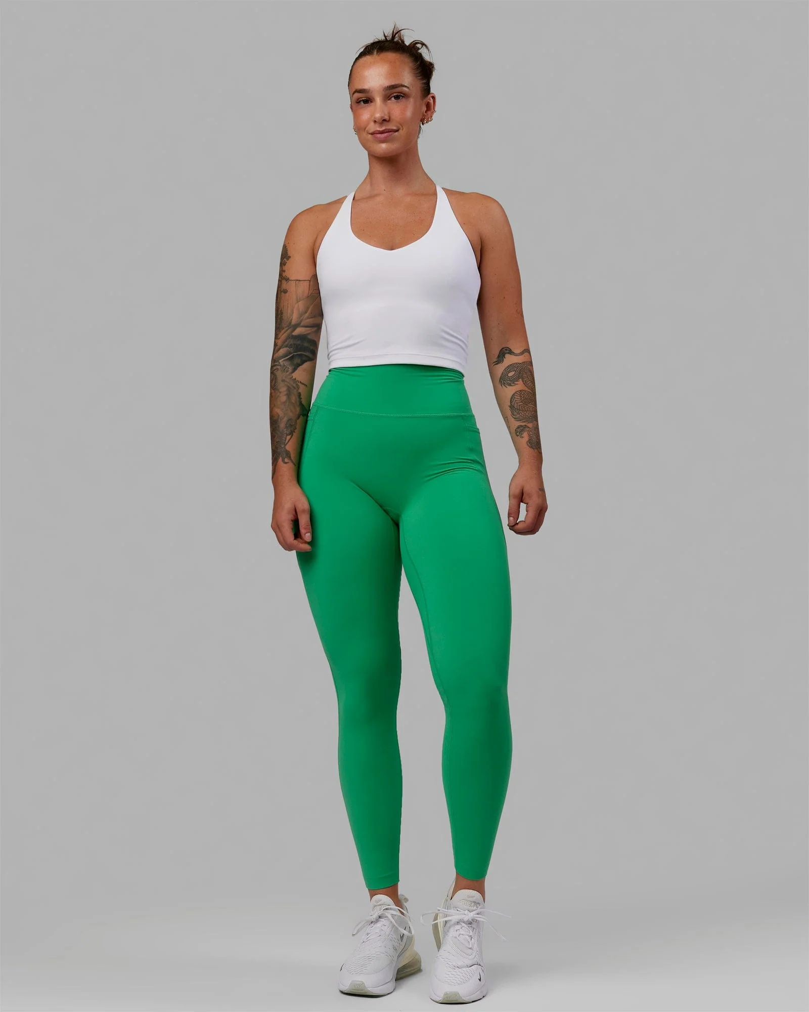 Elixir Ultra High-Rise Full Length Legging Pockets - Holly Green
