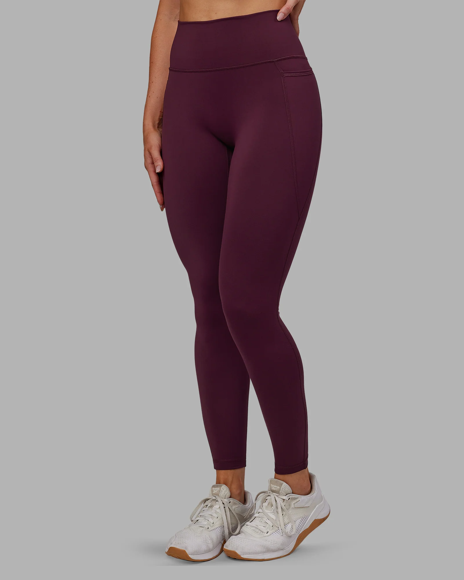 Fusion Ultra High-Rise Full Length Legging Pockets - Cherry Lacquer