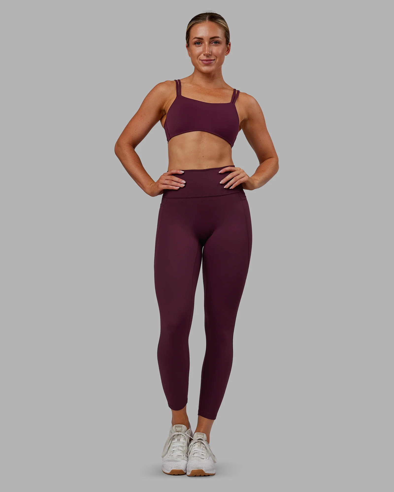 Fusion Ultra High-Rise 7/8 Legging Pockets - Cherry Lacquer