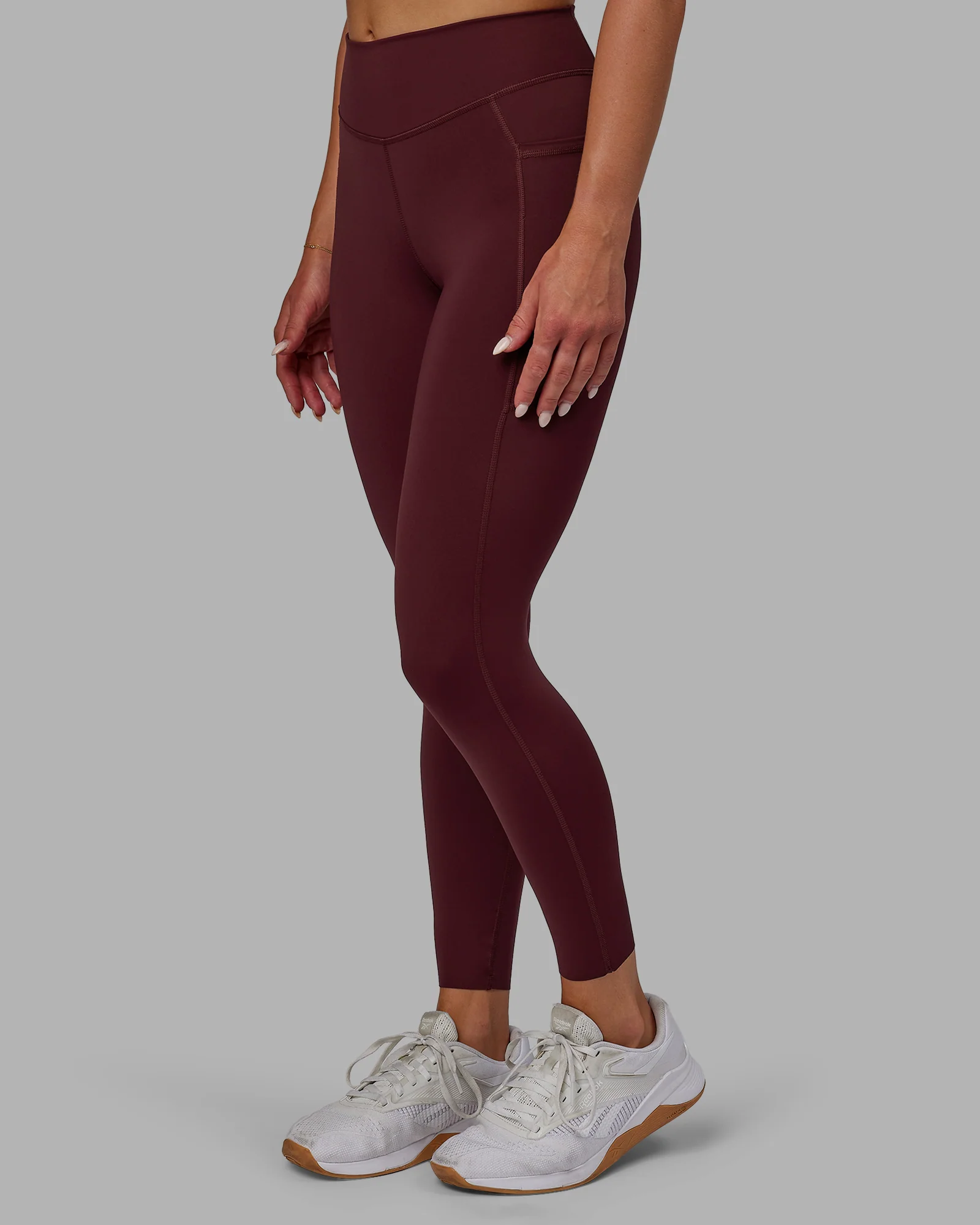 Elite High-Rise 7/8 Legging Pockets - Dark Cherry 8 Elite High-Rise 7/8 Legging Pockets - Dark Cherry