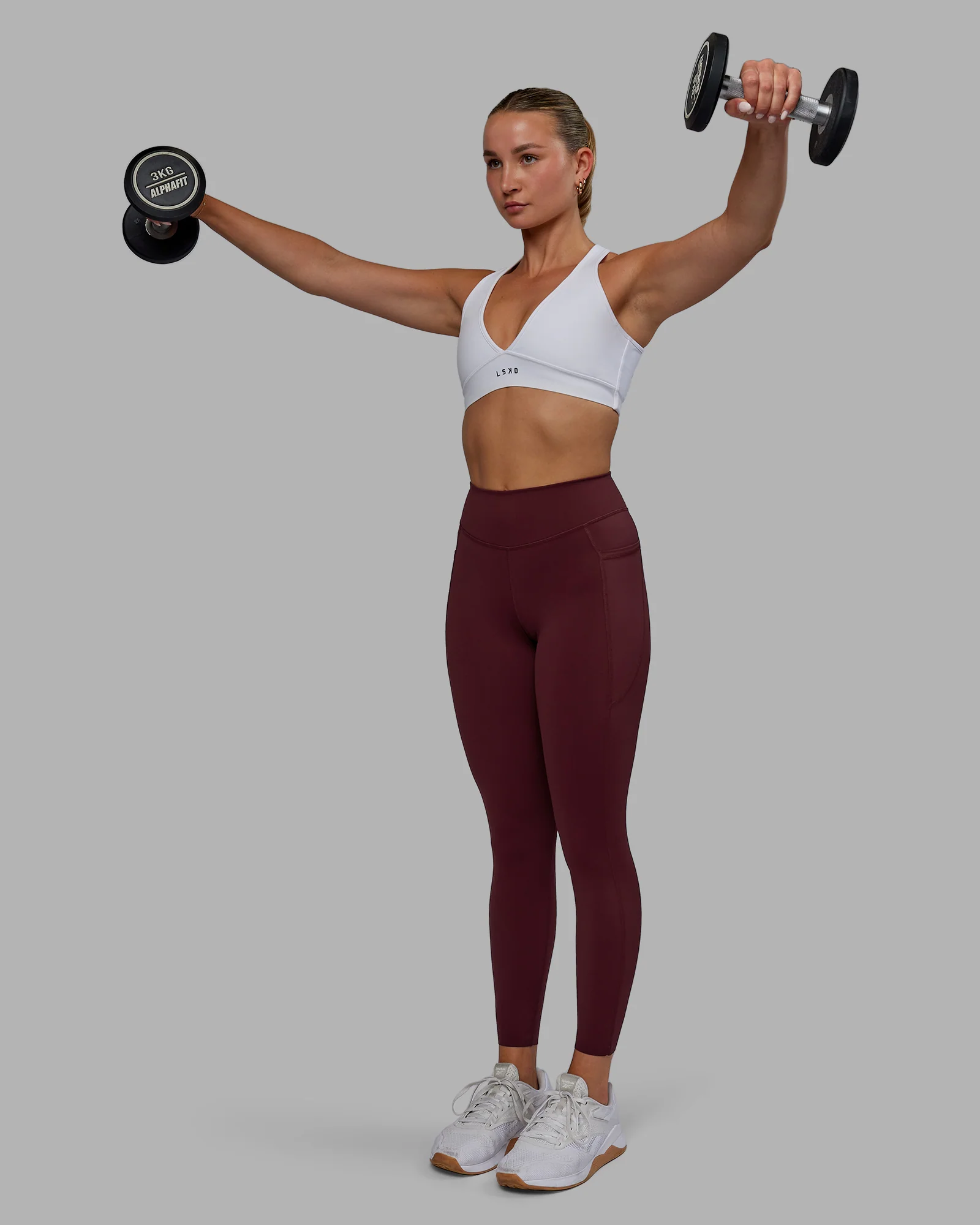 Elite High-Rise 7/8 Legging Pockets - Dark Cherry 9 Elite High-Rise 7/8 Legging Pockets - Dark Cherry